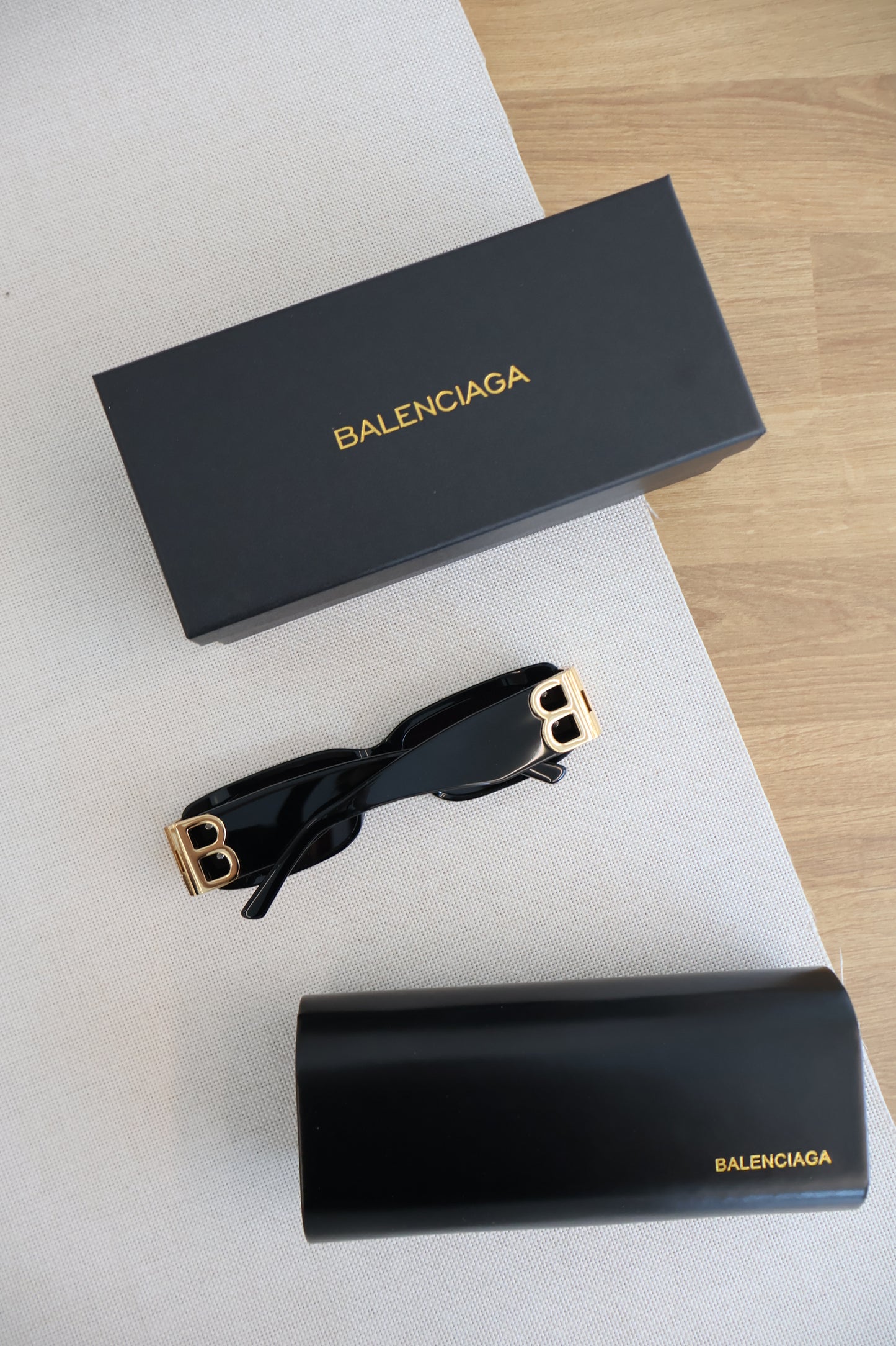 Balenciaga Dynasty Rectangular Sunglasses BB0096S (Whatsapp for Price & Grade)