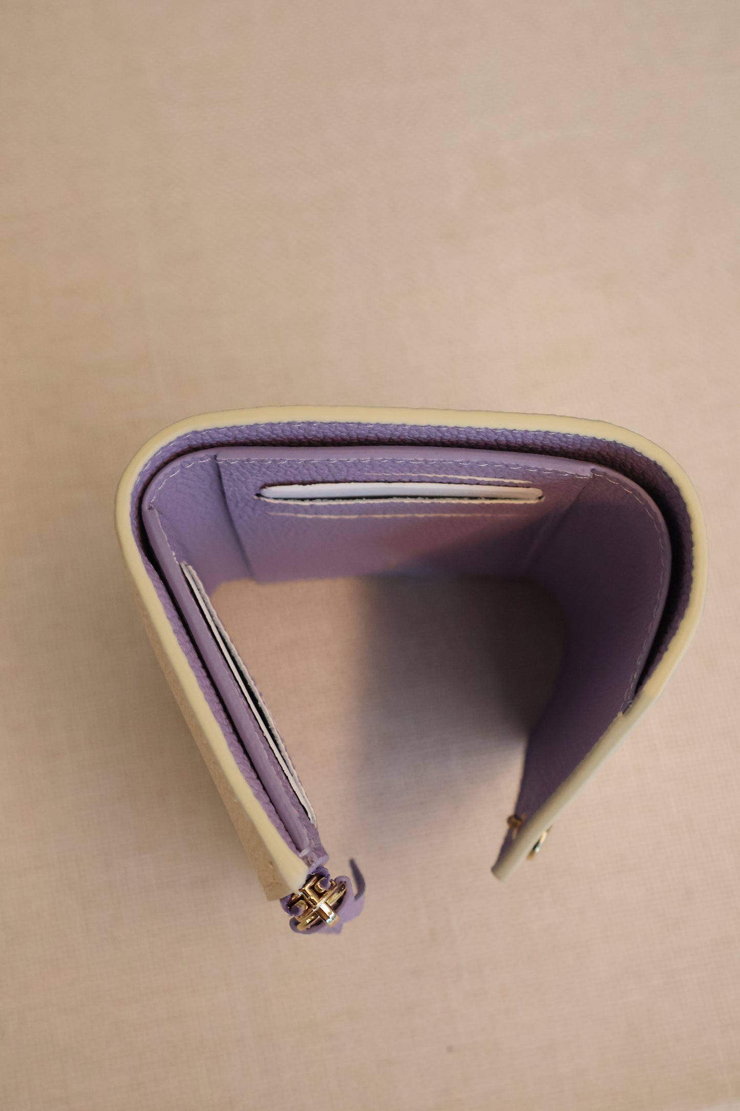 Louis Vuitton Victoria Wallet Purple Beige (Whatsapp for Price & Grade)