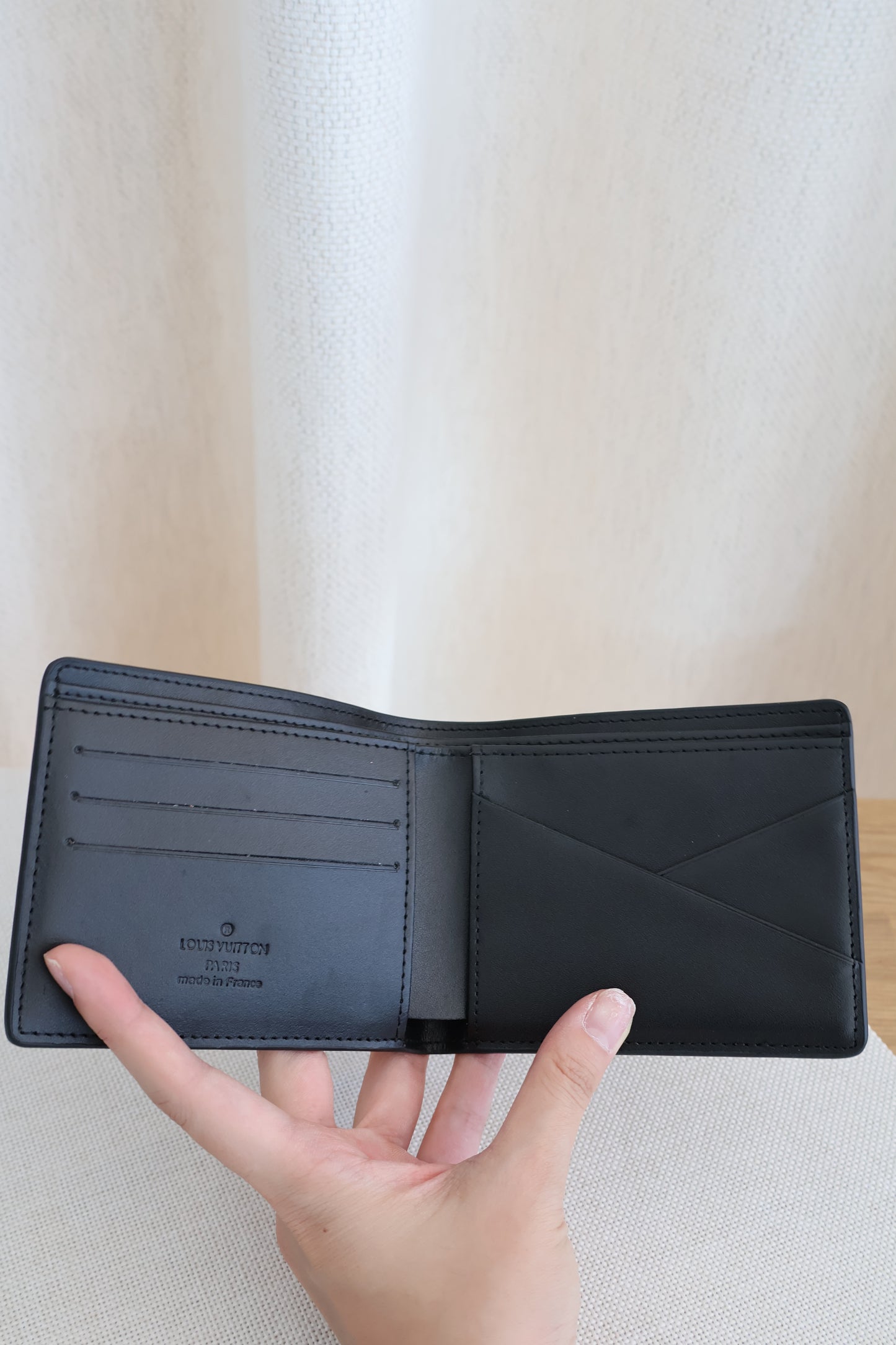 Louis Vuitton Men's Wallet Black Monogram (Whatsapp for Price & Grade)