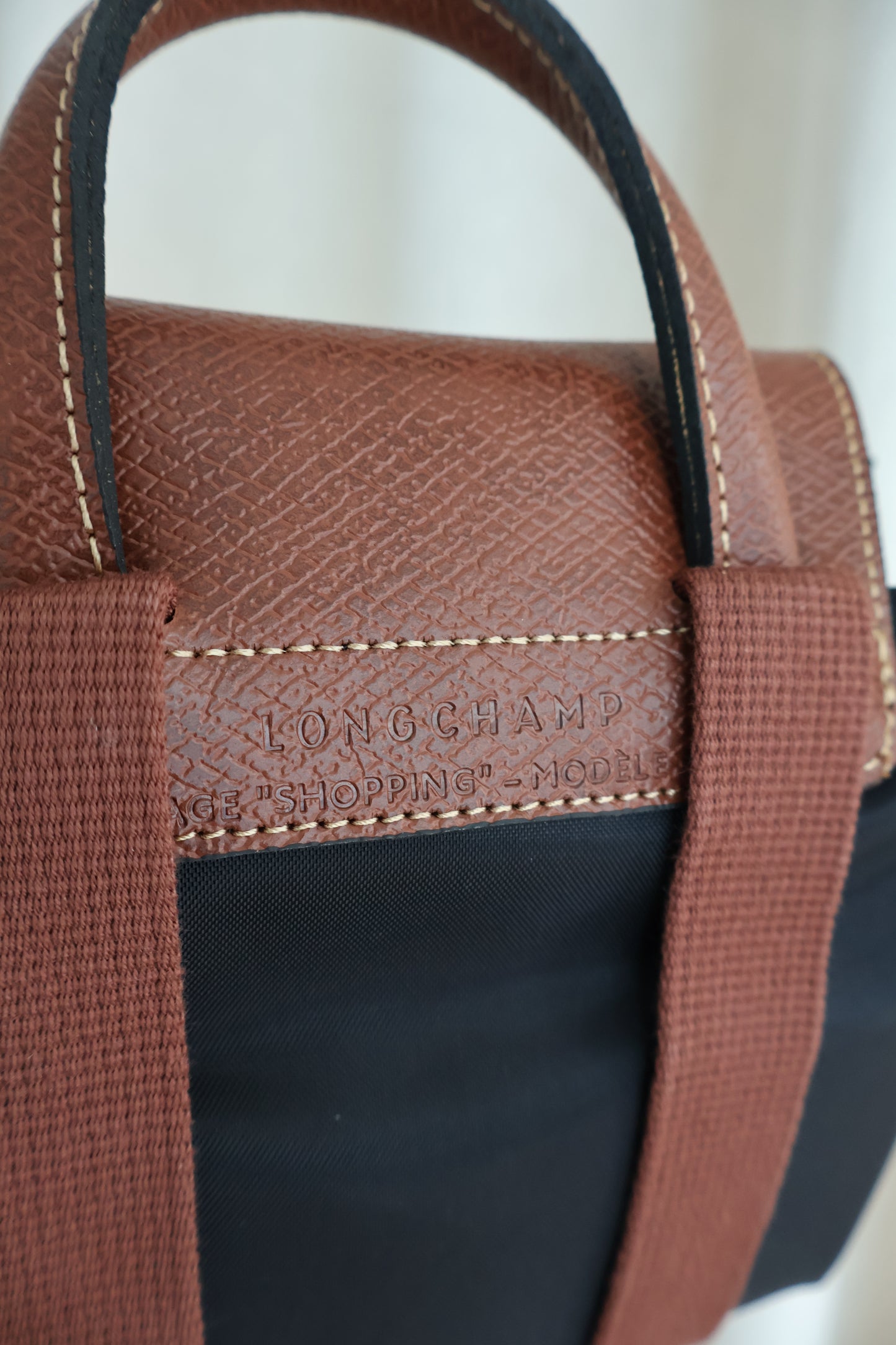 Longchamp Backpack Bag Navy x Brown (Whatsapp for Price & Grade)