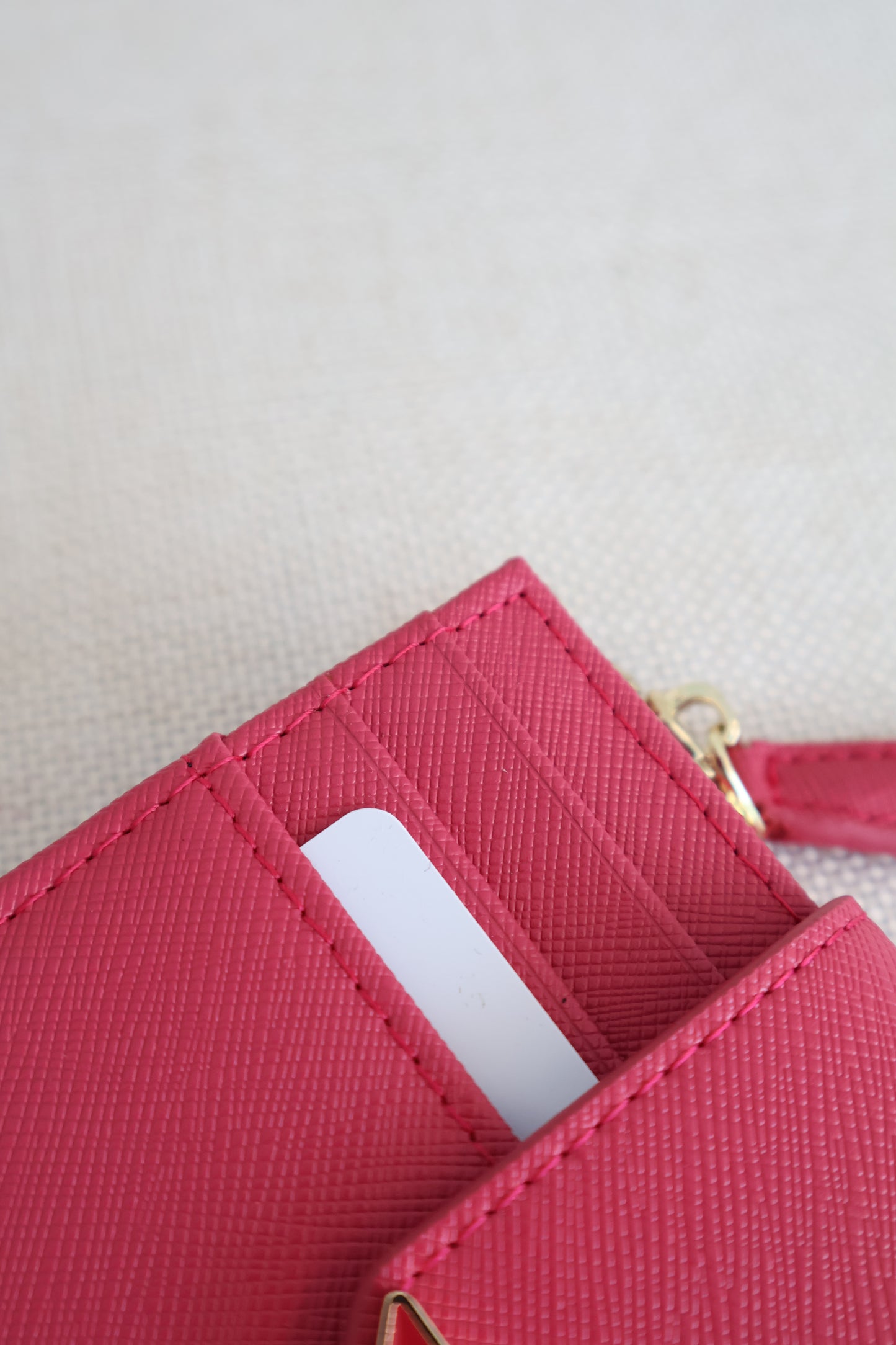 Prada Small Saffiano Wallet Pink (Whatsapp for Price & Grade)