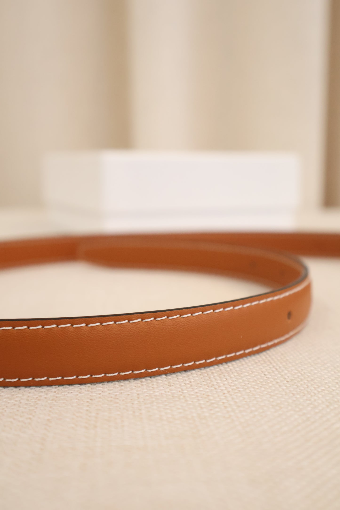 Celine Belt Tan x Gold (Whatsapp for Price & Grade)