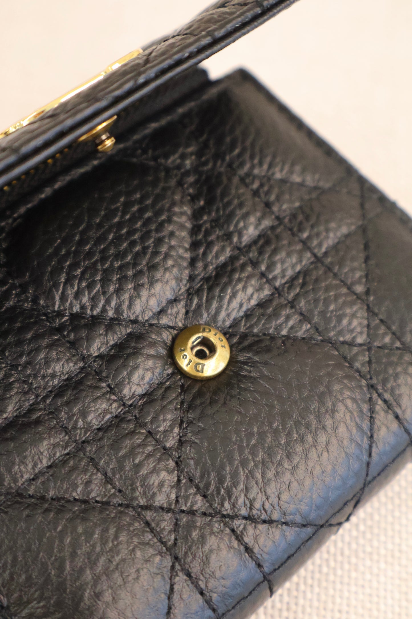 Dior Tri-fold Wallet Black (Whatsapp for Price & Grade)