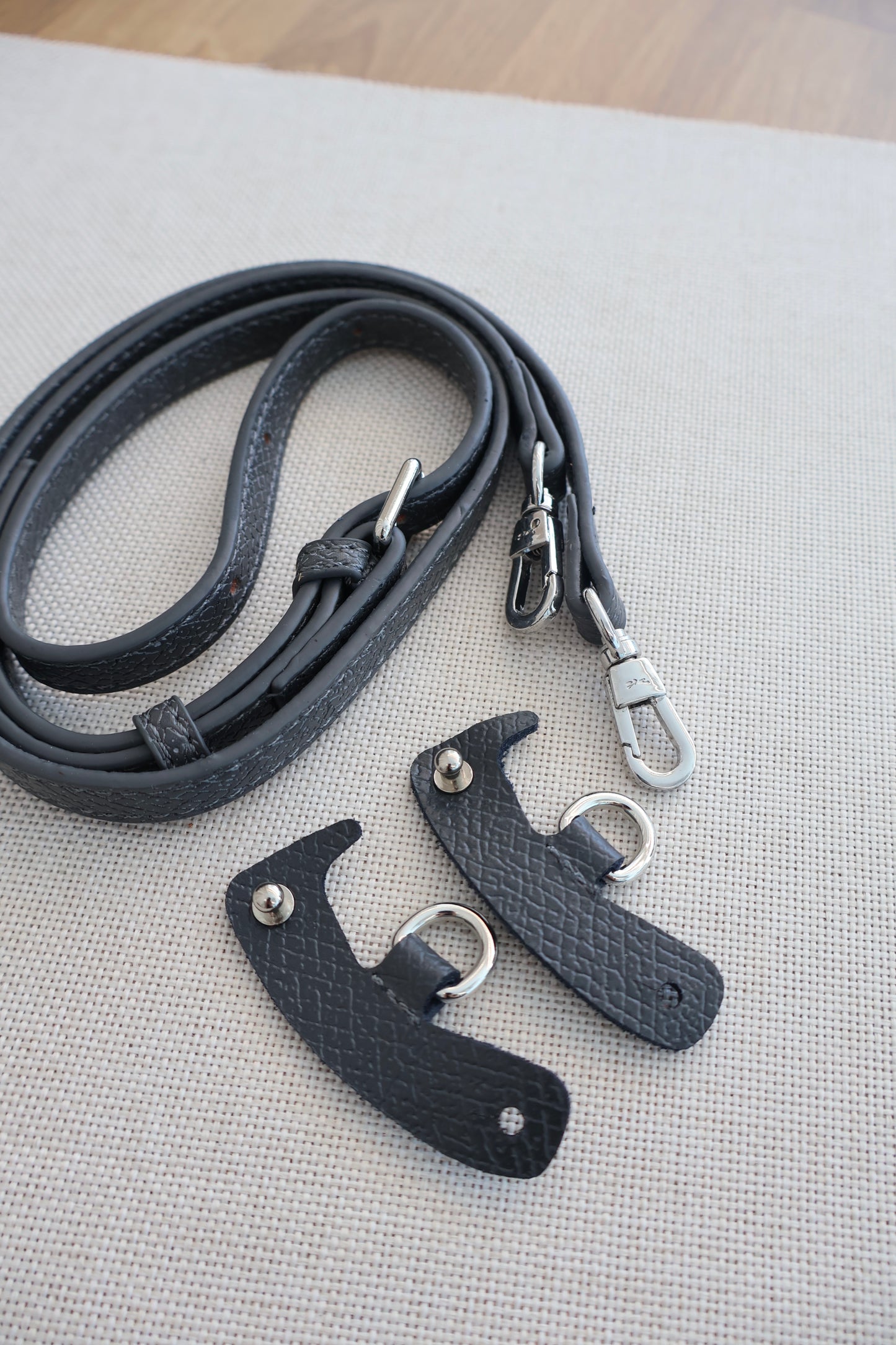 Longchamp Le Pliage Xtra XS Pouch Grey x Green Lining (Whatsapp for Price & Grade)