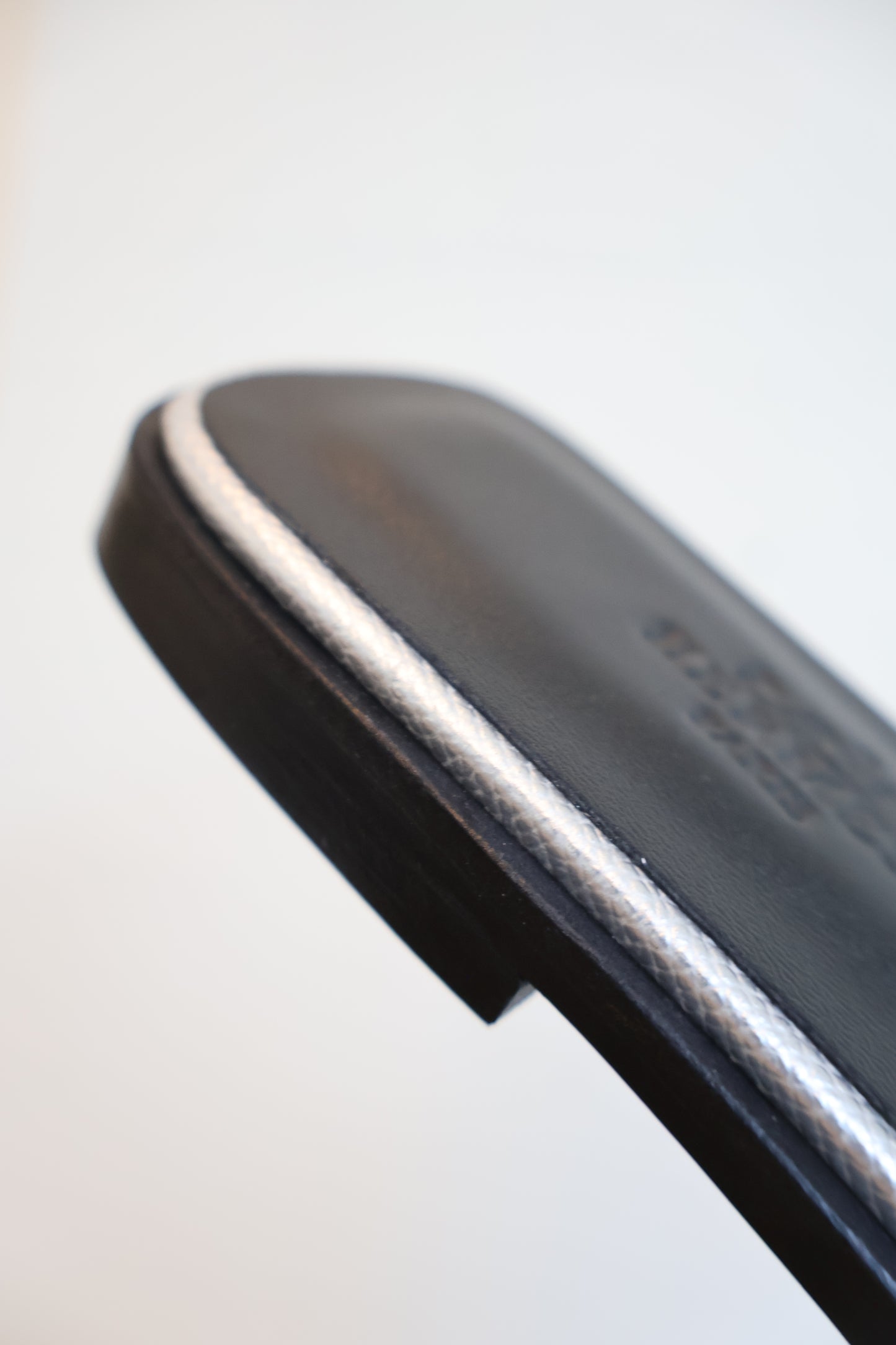 Hermes Oran Slides Silver (Whatsapp for Price & Grade)