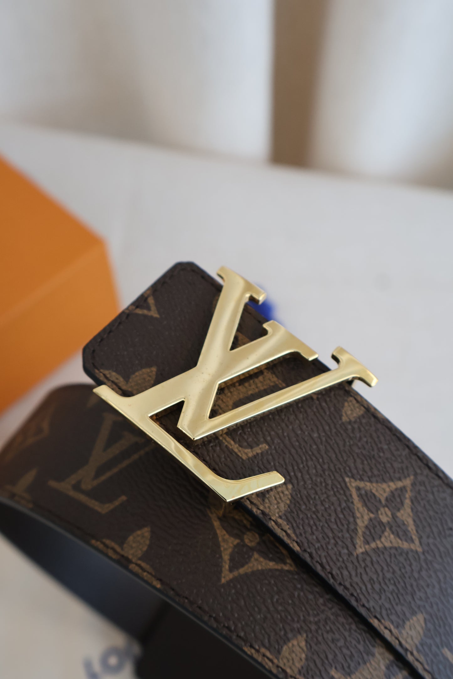 Louis Vuitton Monogram x Black Belt (Whatsapp for Price & Grade)