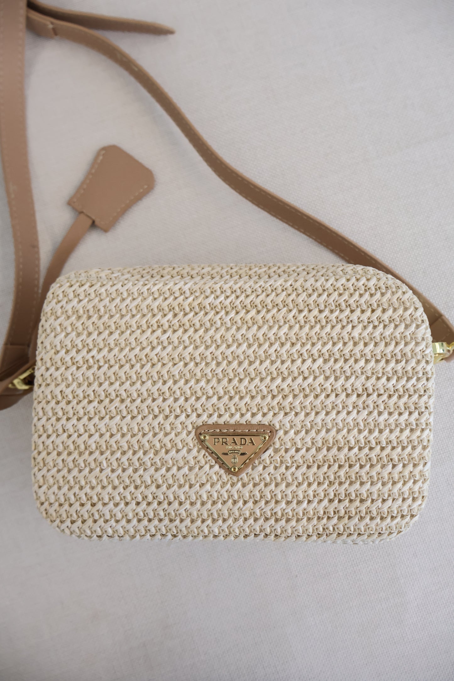 Prada Rattan Camera Bag (Whatsapp for Price & Grade)