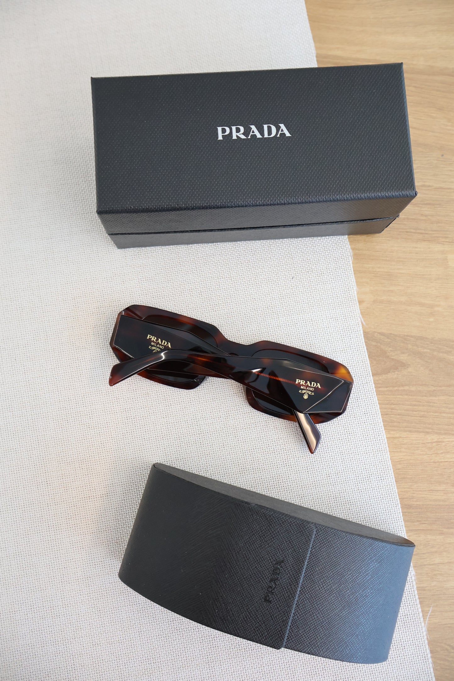 Prada PR17WS Sunglasses Tortoiseshell (Whatsapp for Price & Grade)