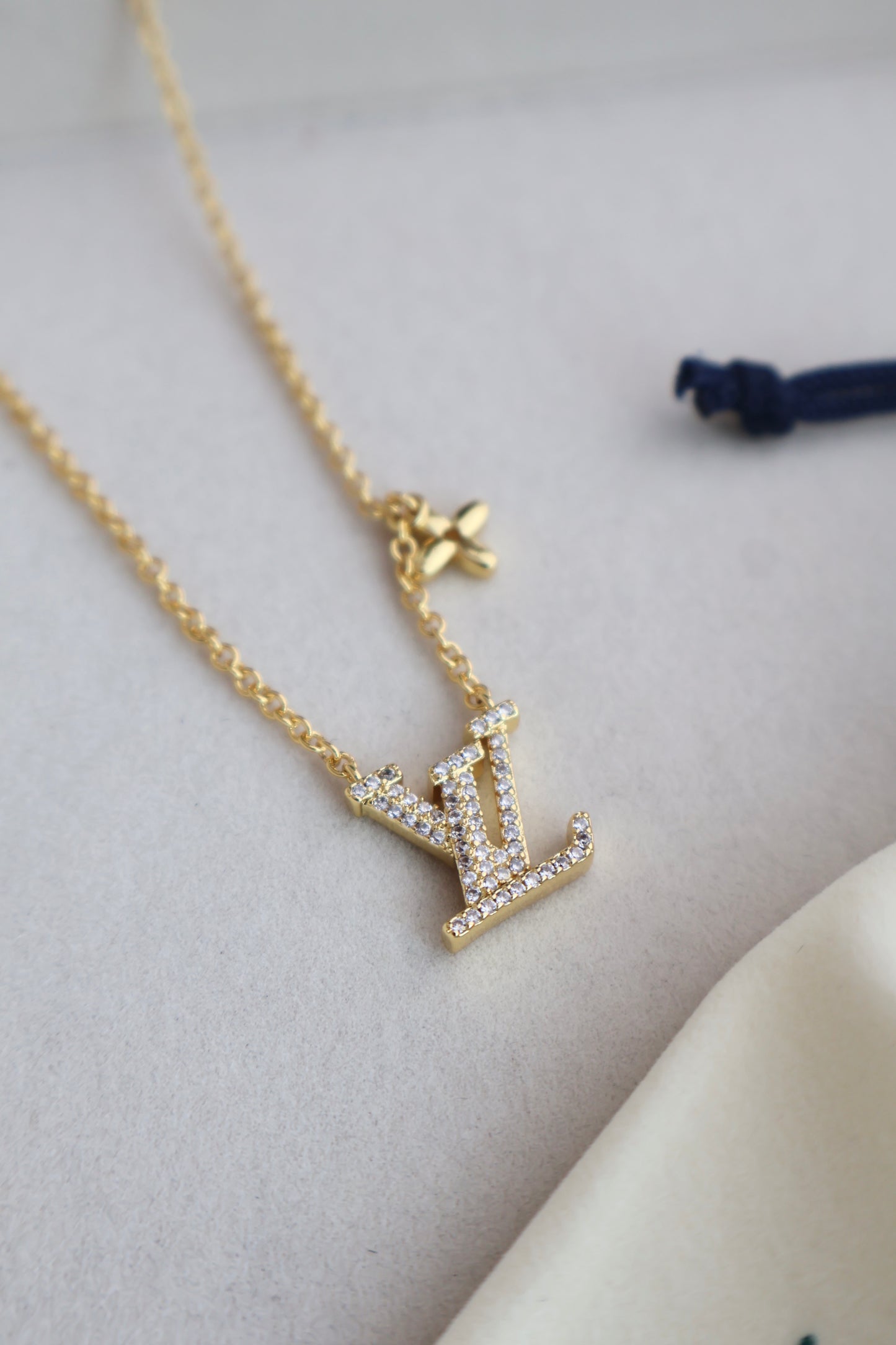 Louis Vuitton Necklace Gold (Whatsapp for Price & Grade)