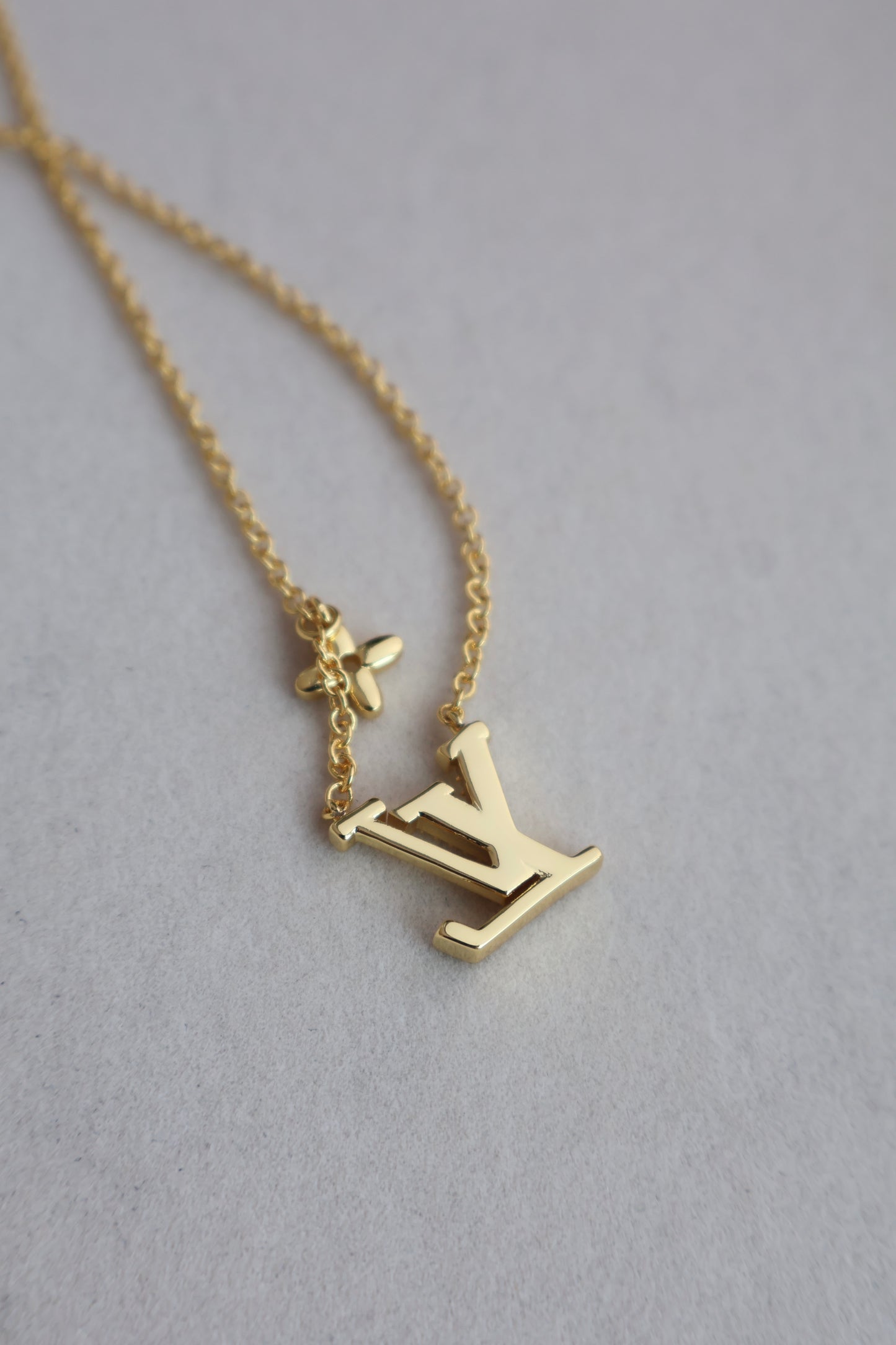 Louis Vuitton Necklace Gold (Whatsapp for Price & Grade)