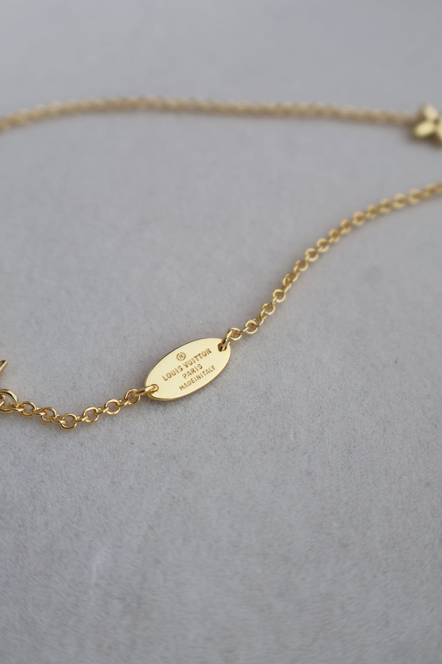 Louis Vuitton Necklace Gold (Whatsapp for Price & Grade)