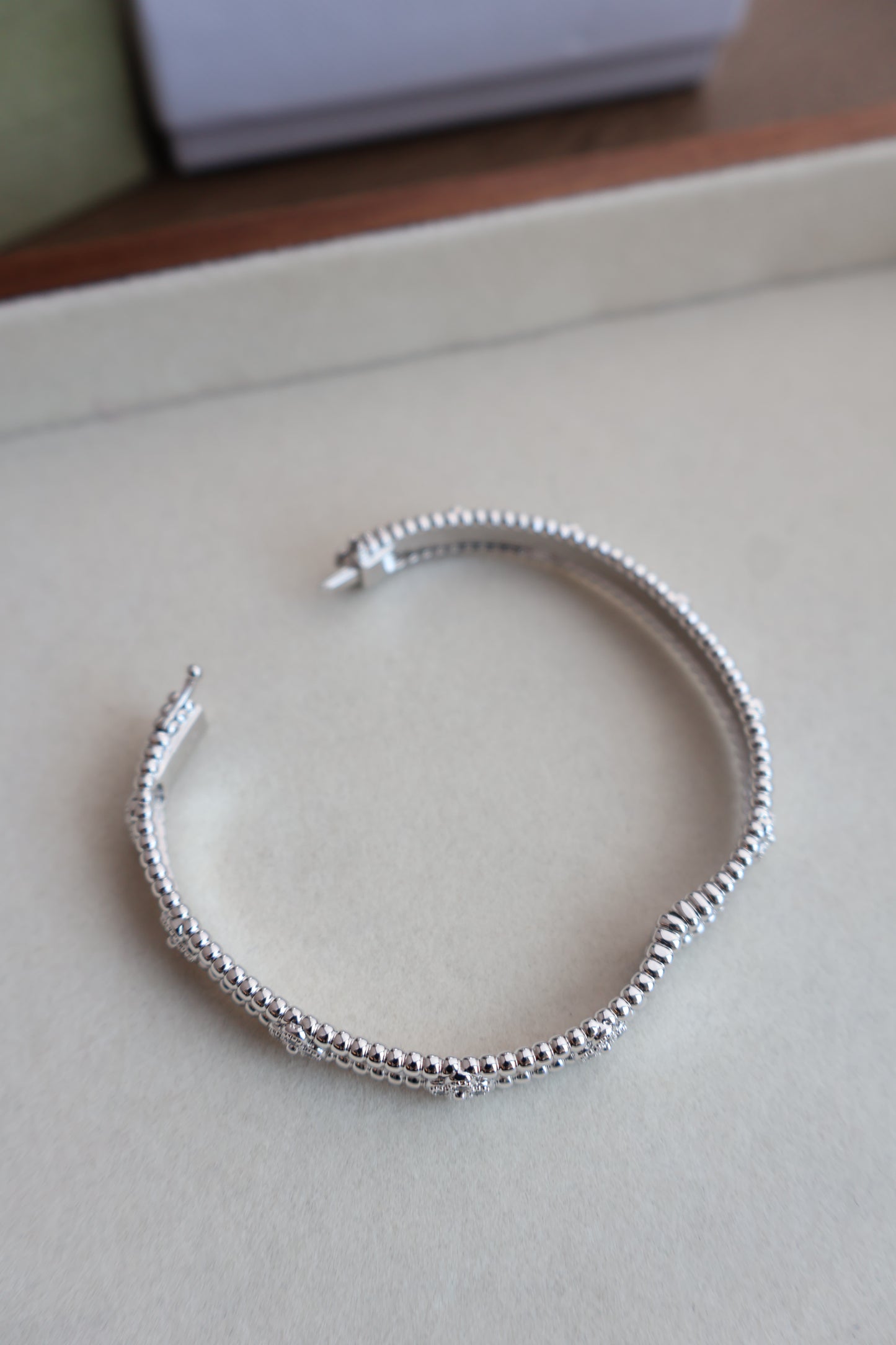 Van Cleef Silver Bangle (Whatsapp for Price & Grade)