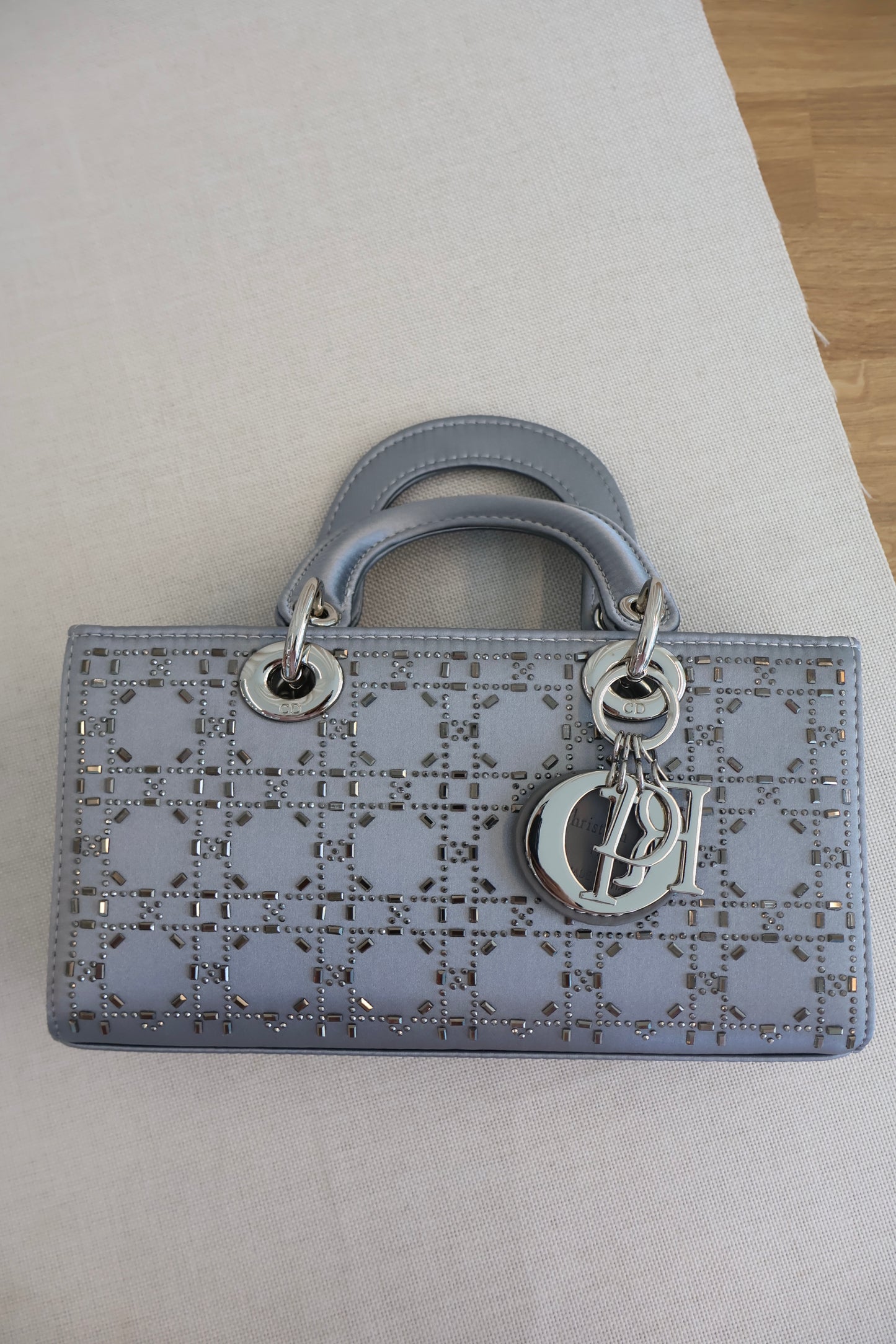 Dior Lady D-Joy Grey Bag (Whatsapp for Price & Grade)