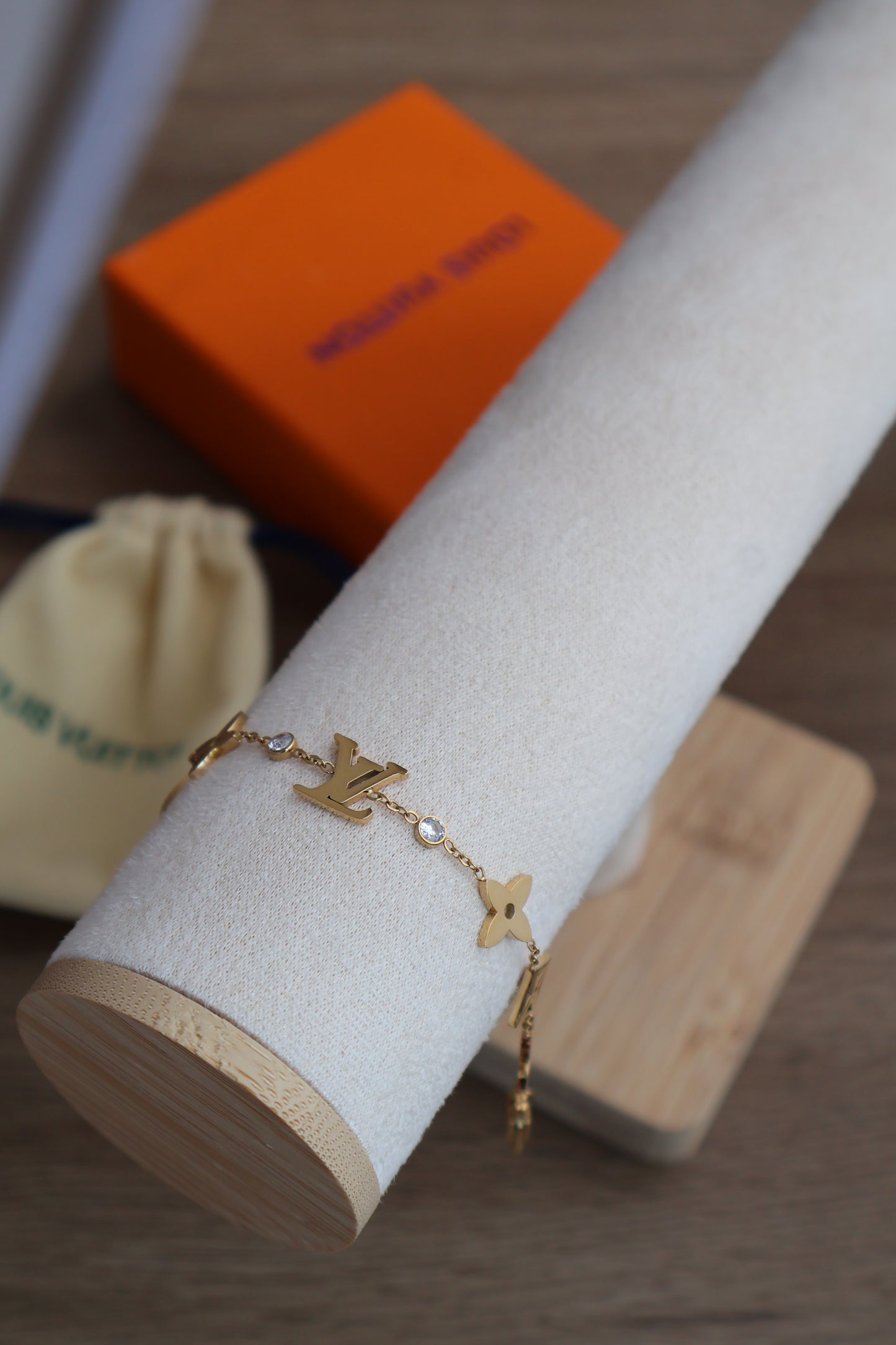 Louis Vuitton Bracelet Gold (Whatsapp for Price & Grade)