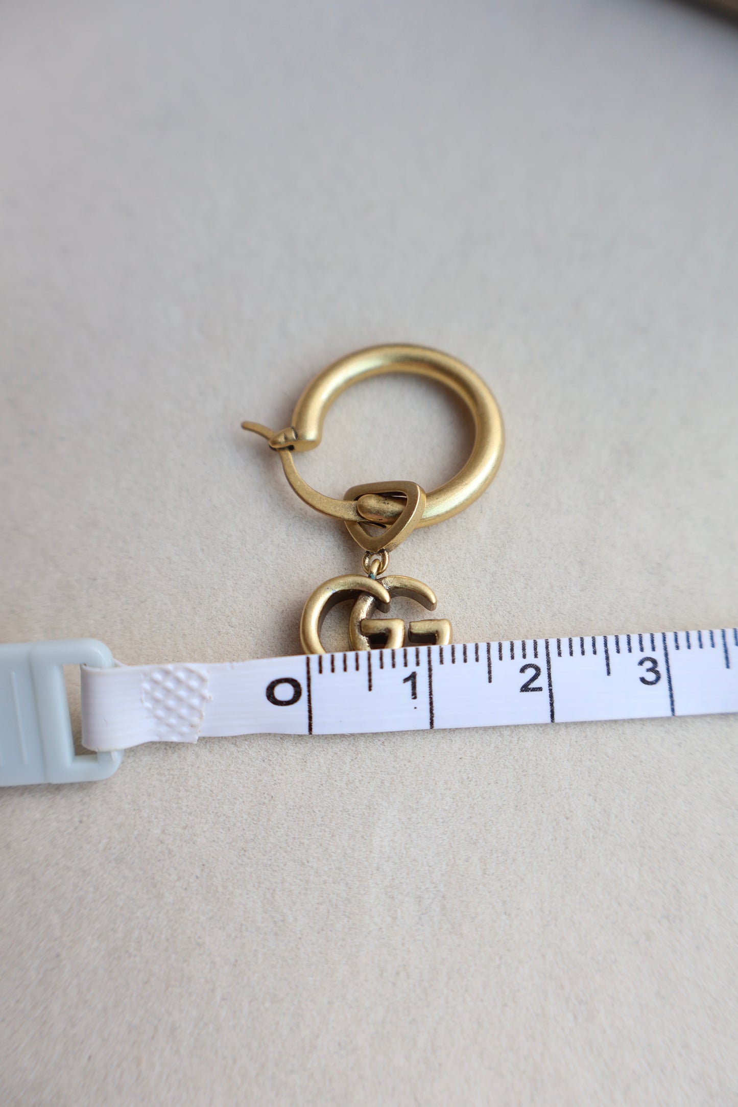 Gucci GG Logo Earrings Gold (Whatsapp for Price & Grade)