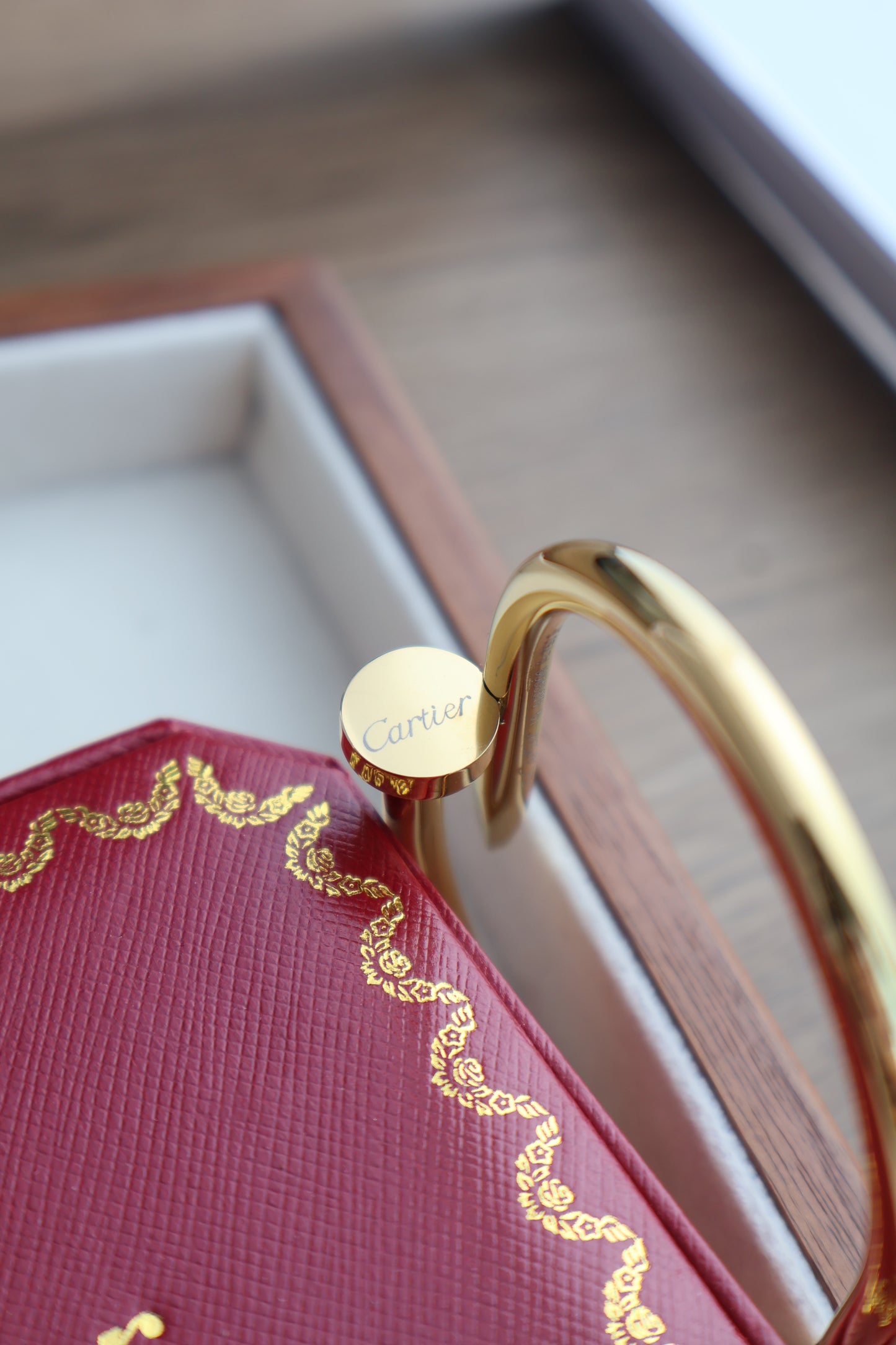 Cartier Bangle Bracelet JUC Gold (Whatsapp for Price & Grade)