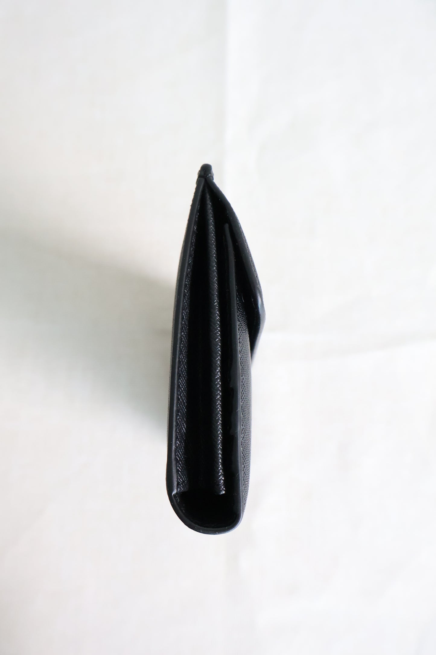 Prada Black Saffiano Wallet Long (Whatsapp for Price & Grade)