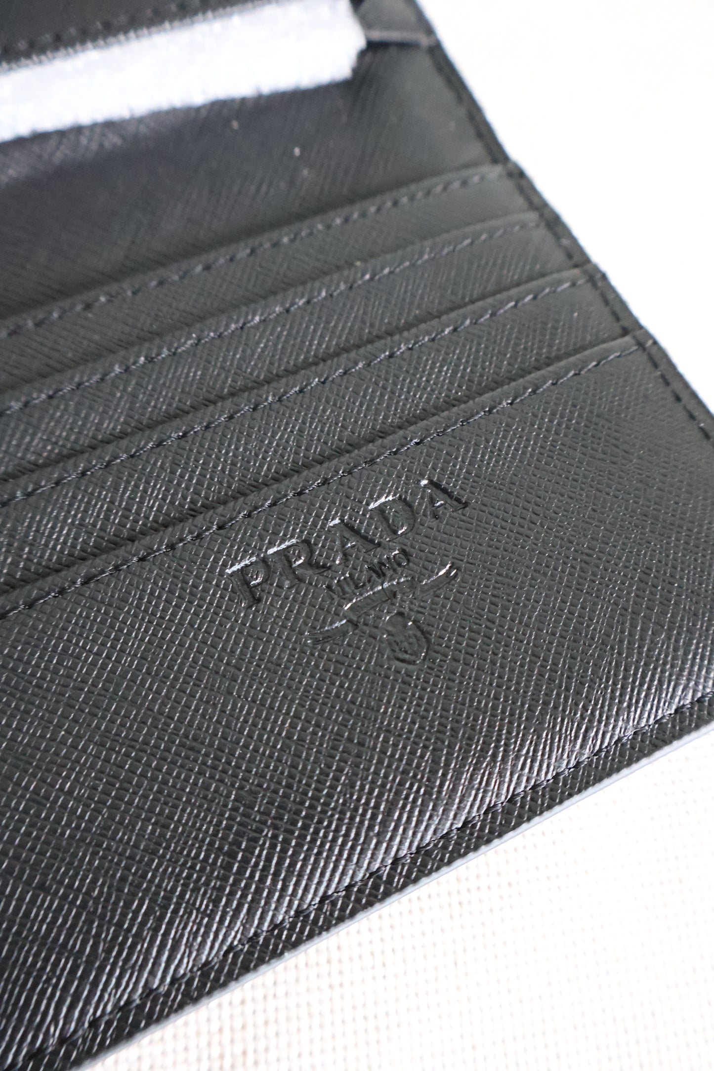 Prada Black Saffiano Wallet Long (Whatsapp for Price & Grade)