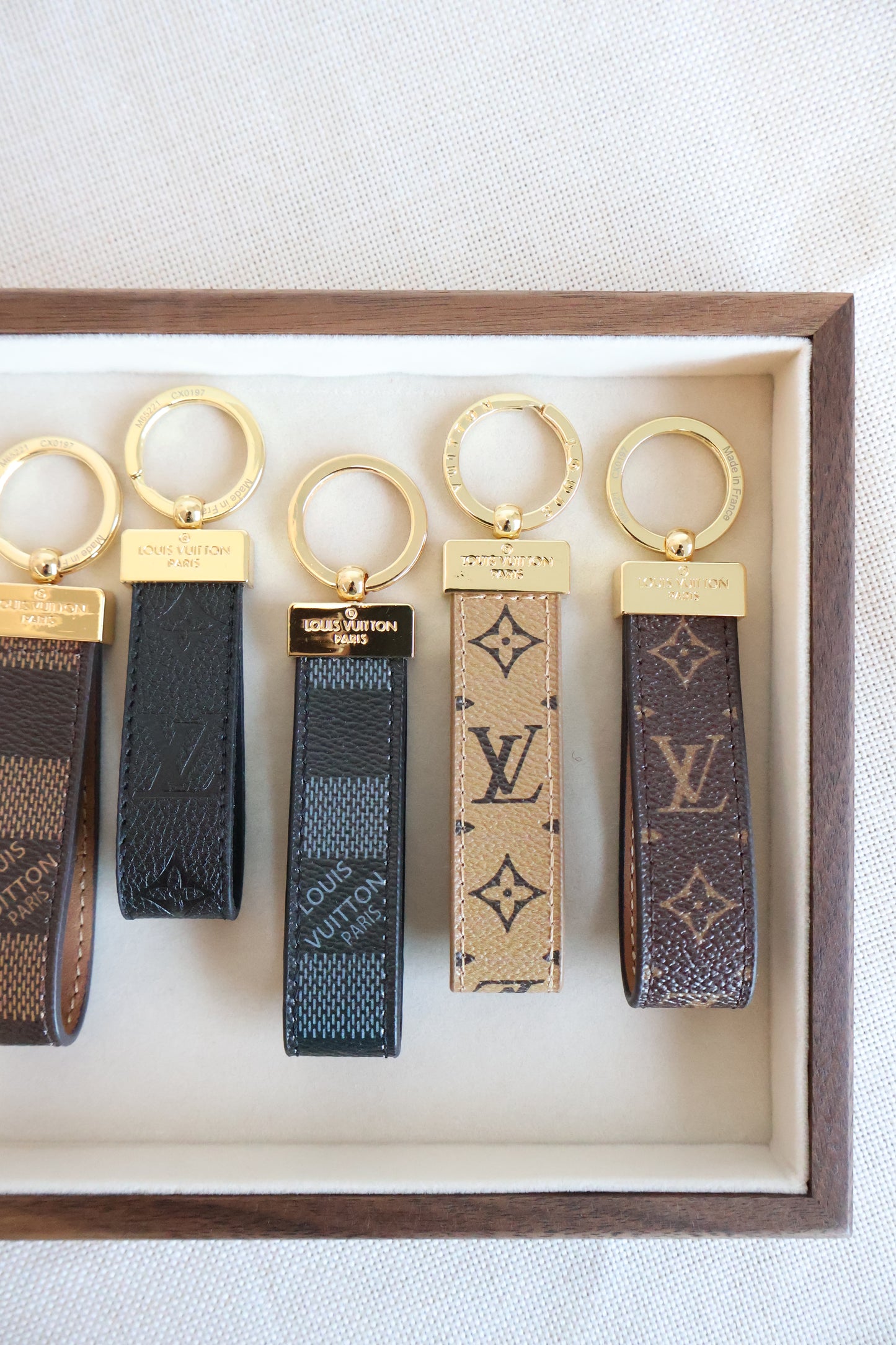 Louis Vuitton Keychain Leather (Whatsapp for Price & Grade)