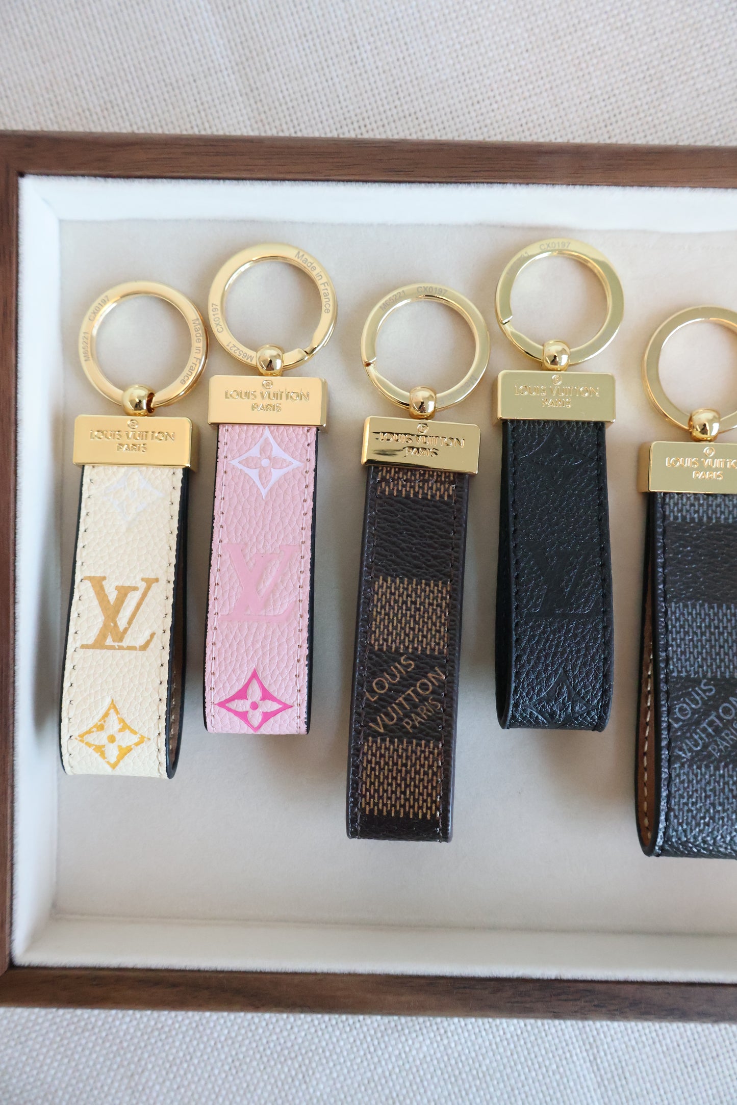 Louis Vuitton Keychain Leather (Whatsapp for Price & Grade)