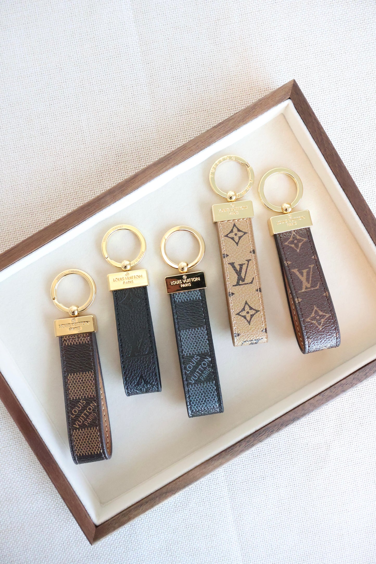 Louis Vuitton Keychain Leather (Whatsapp for Price & Grade)