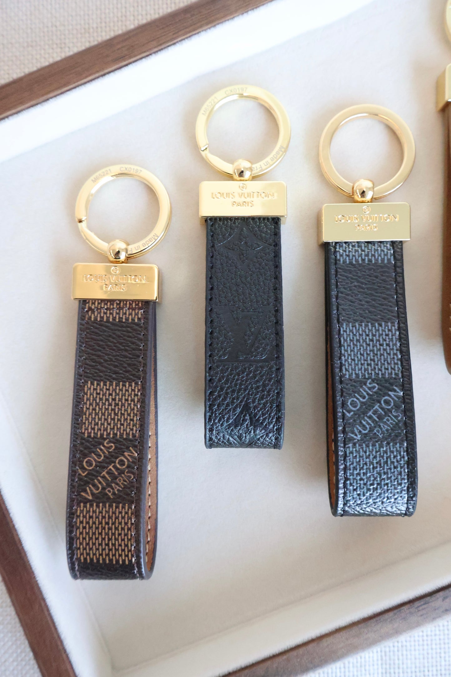 Louis Vuitton Keychain Leather (Whatsapp for Price & Grade)