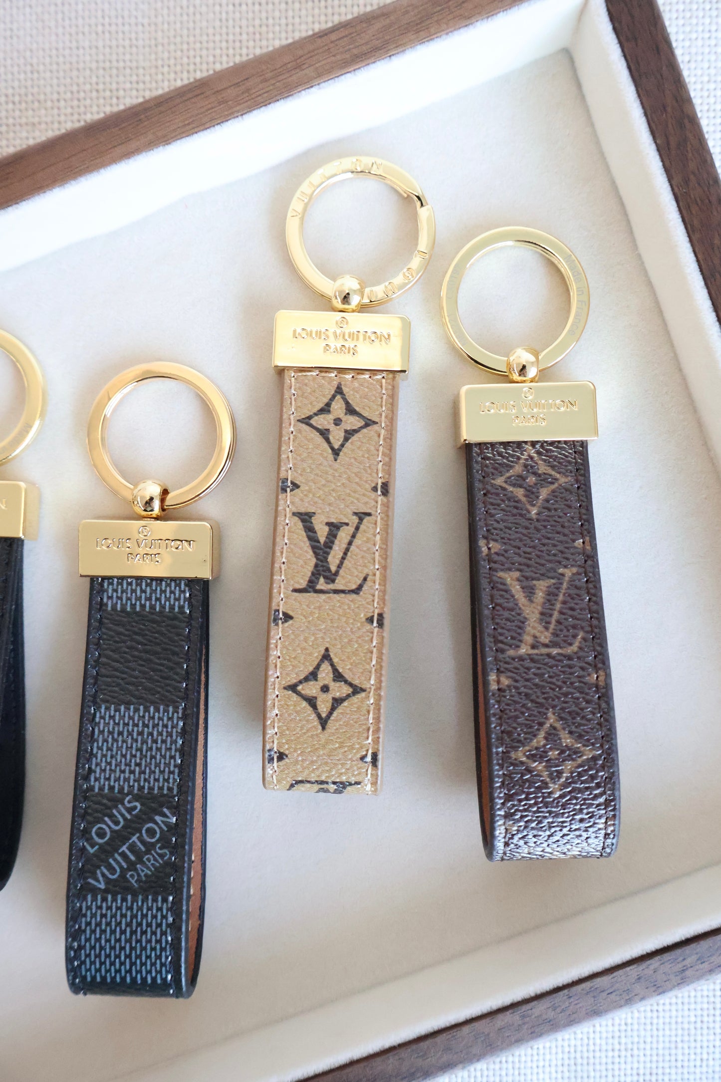 Louis Vuitton Keychain Leather (Whatsapp for Price & Grade)