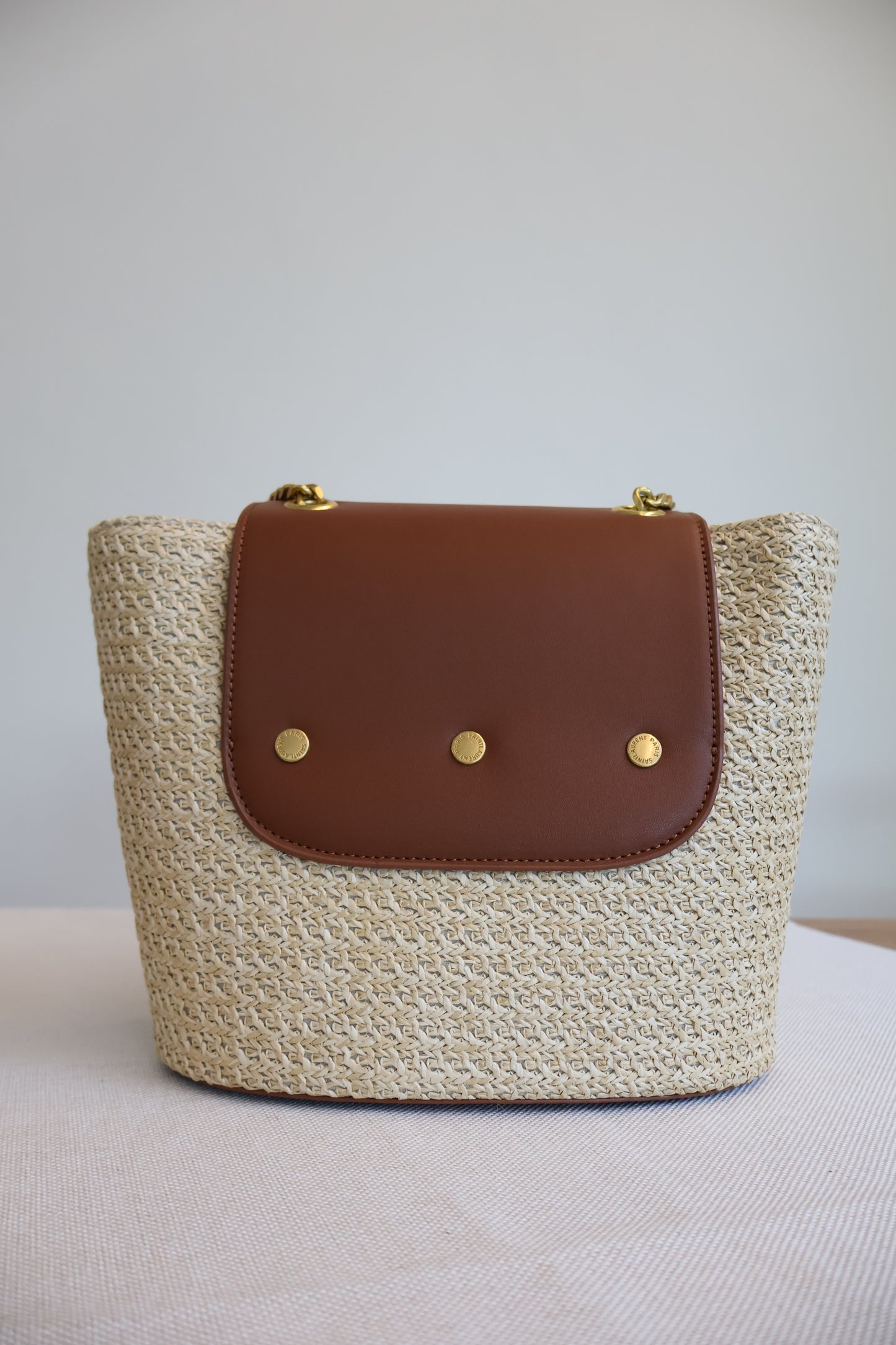 Yves Saint Laurent Rattan Bag (Whatsapp for Price & Grade)