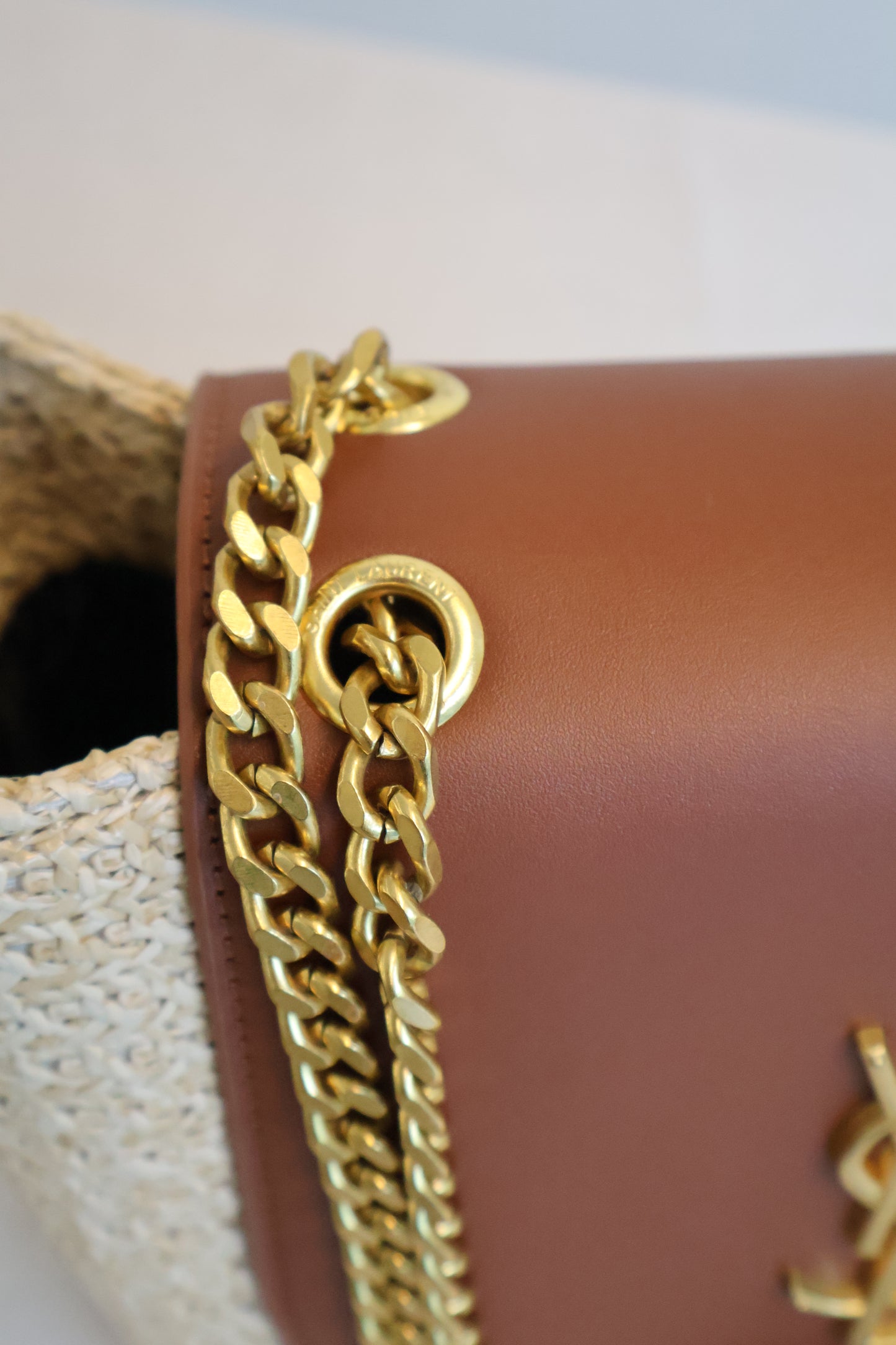 Yves Saint Laurent Rattan Bag (Whatsapp for Price & Grade)