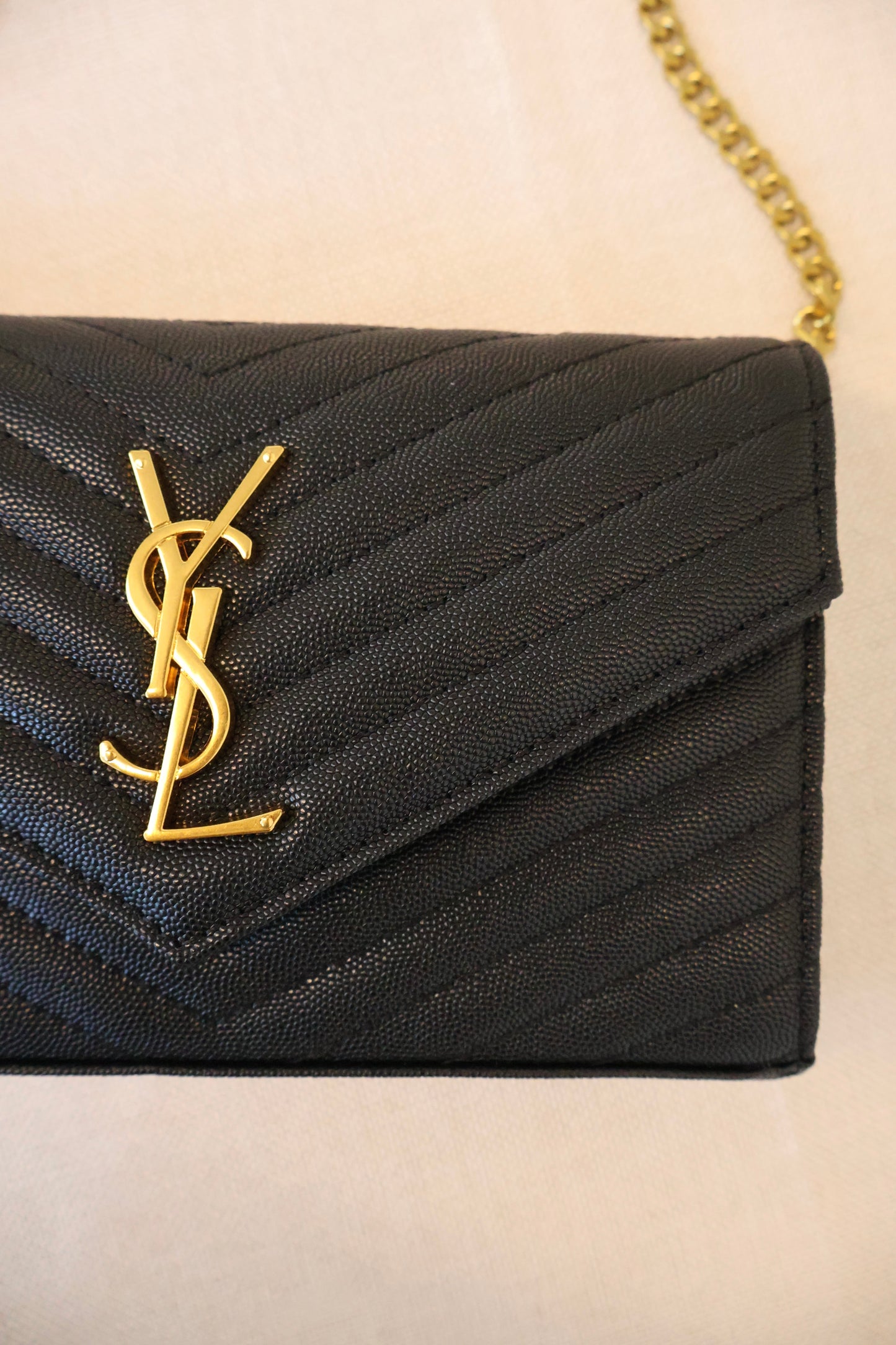 Yves Saint Laurent WOC Black x Gold PDD (Whatsapp for Price & Grade)