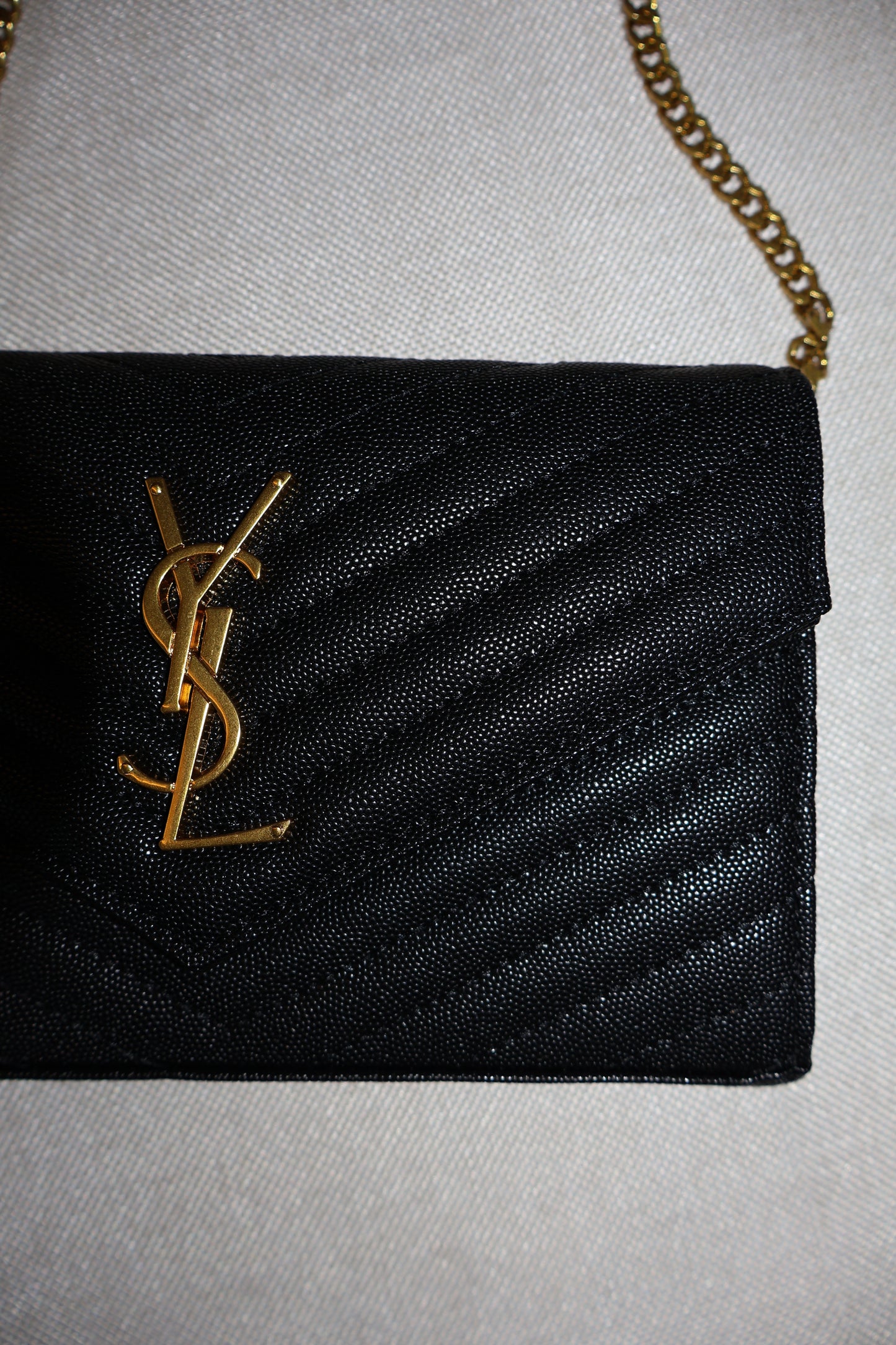 Yves Saint Laurent WOC Black x Gold PDD (Whatsapp for Price & Grade)