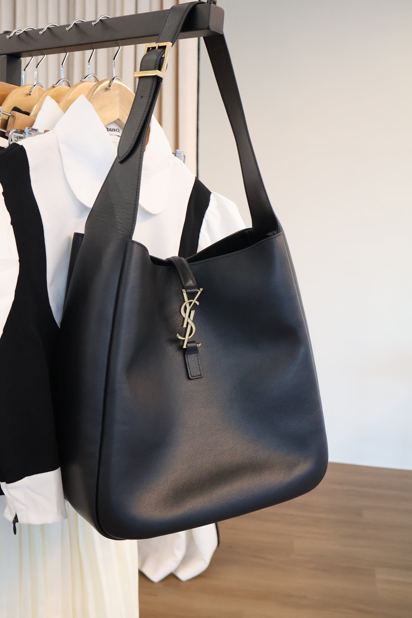 Yves Saint Laurent LE5A7 Supple Small Bag Black (Whatsapp for Price & Grade)