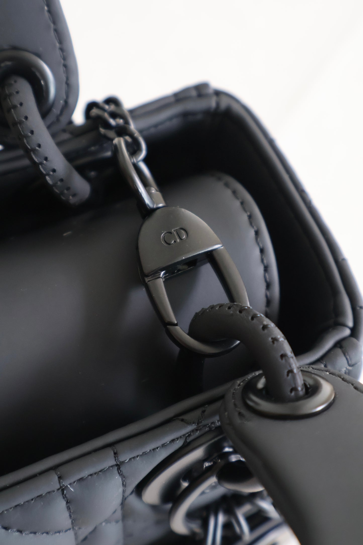 Dior Lady Dior Matte Black (Whatsapp for Price & Grade)