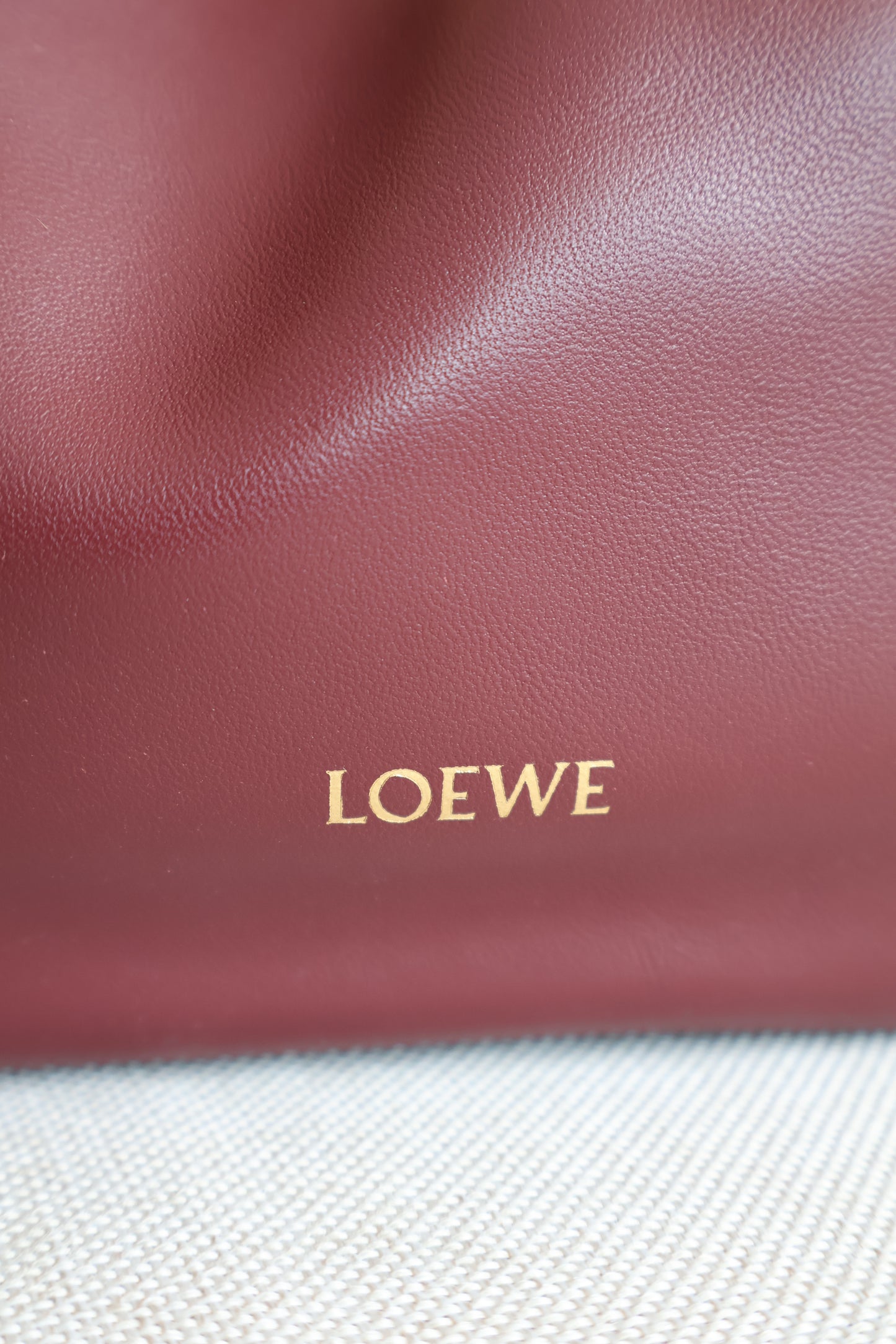 Loewe Flamenco Burgundy Bag (Whatsapp for Price & Grade)