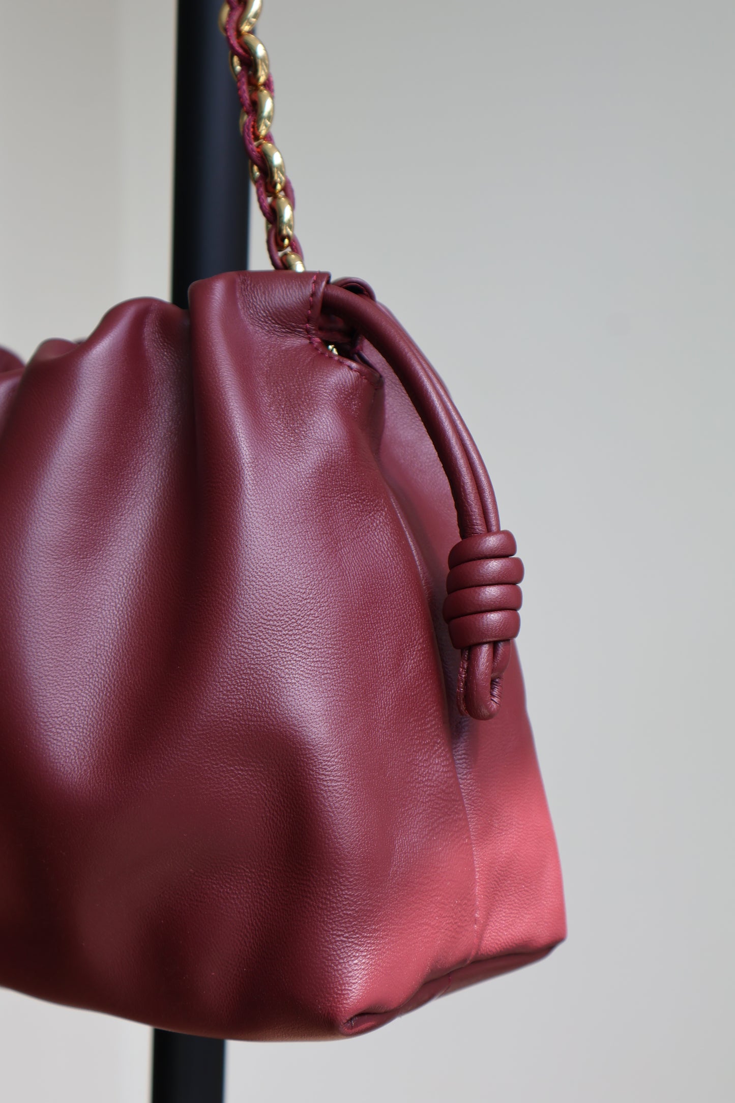 Loewe Flamenco Burgundy Bag (Whatsapp for Price & Grade)