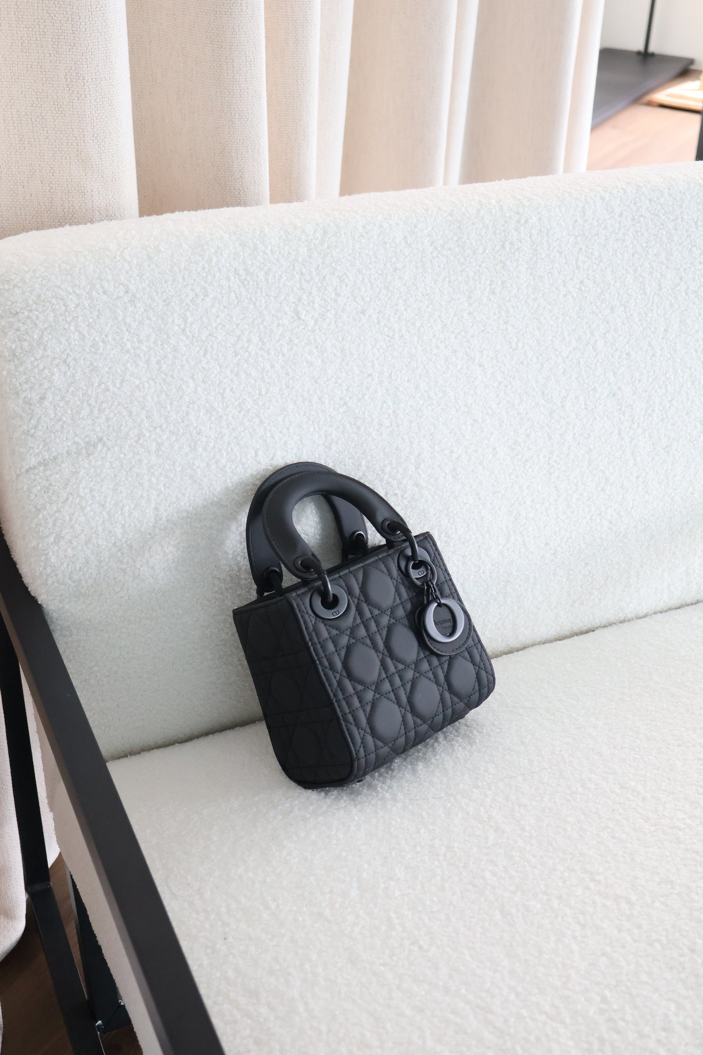 Dior Lady Dior Matte Black (Whatsapp for Price & Grade)