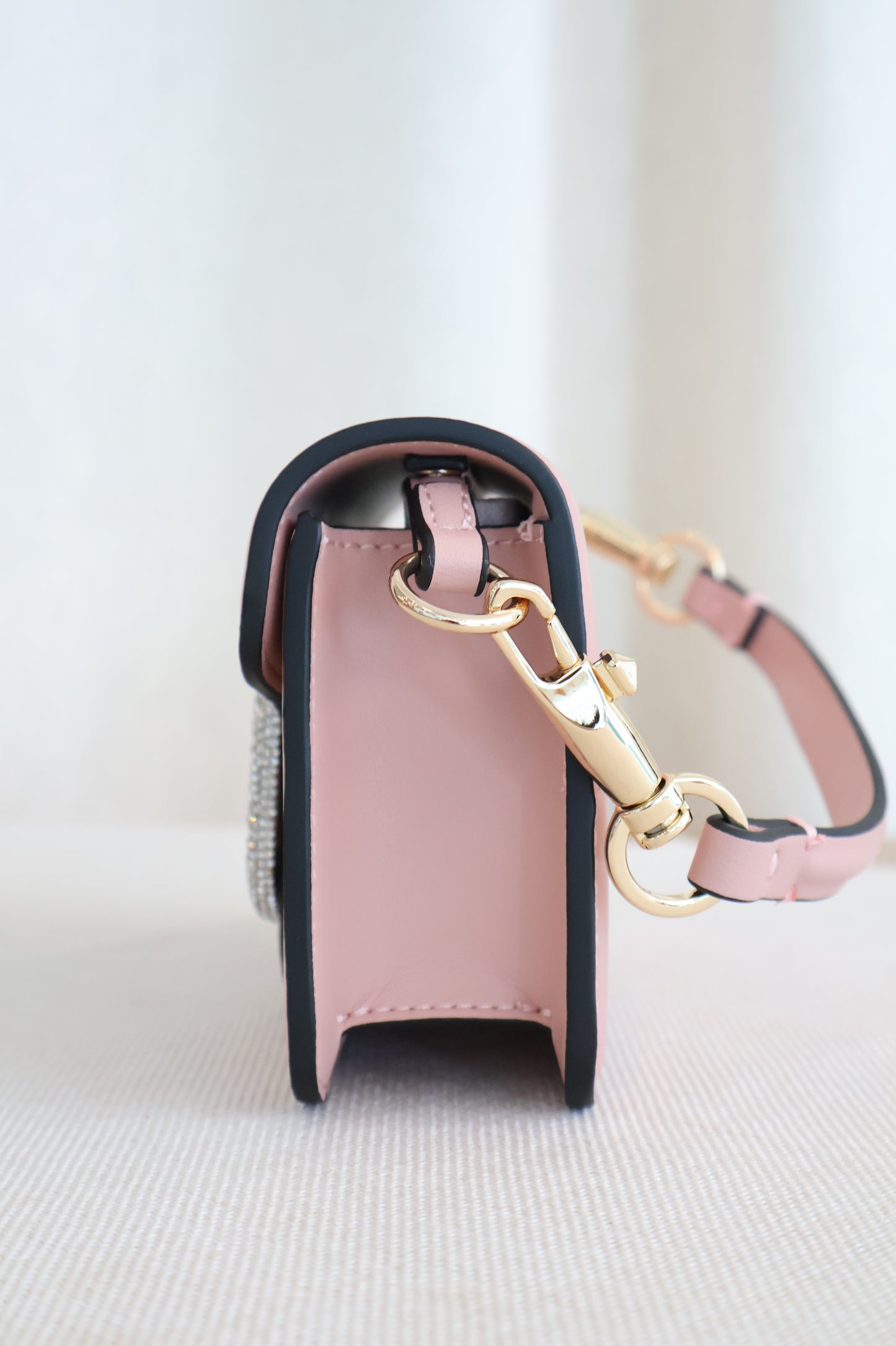 Valentino Pink x Crystal bag (Whatsapp for Price & Grade)