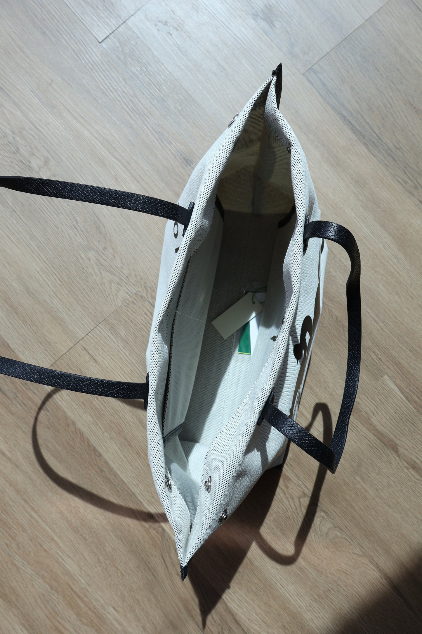 Longchamp Beige Canvas Tote (Whatsapp for Price & Grade)