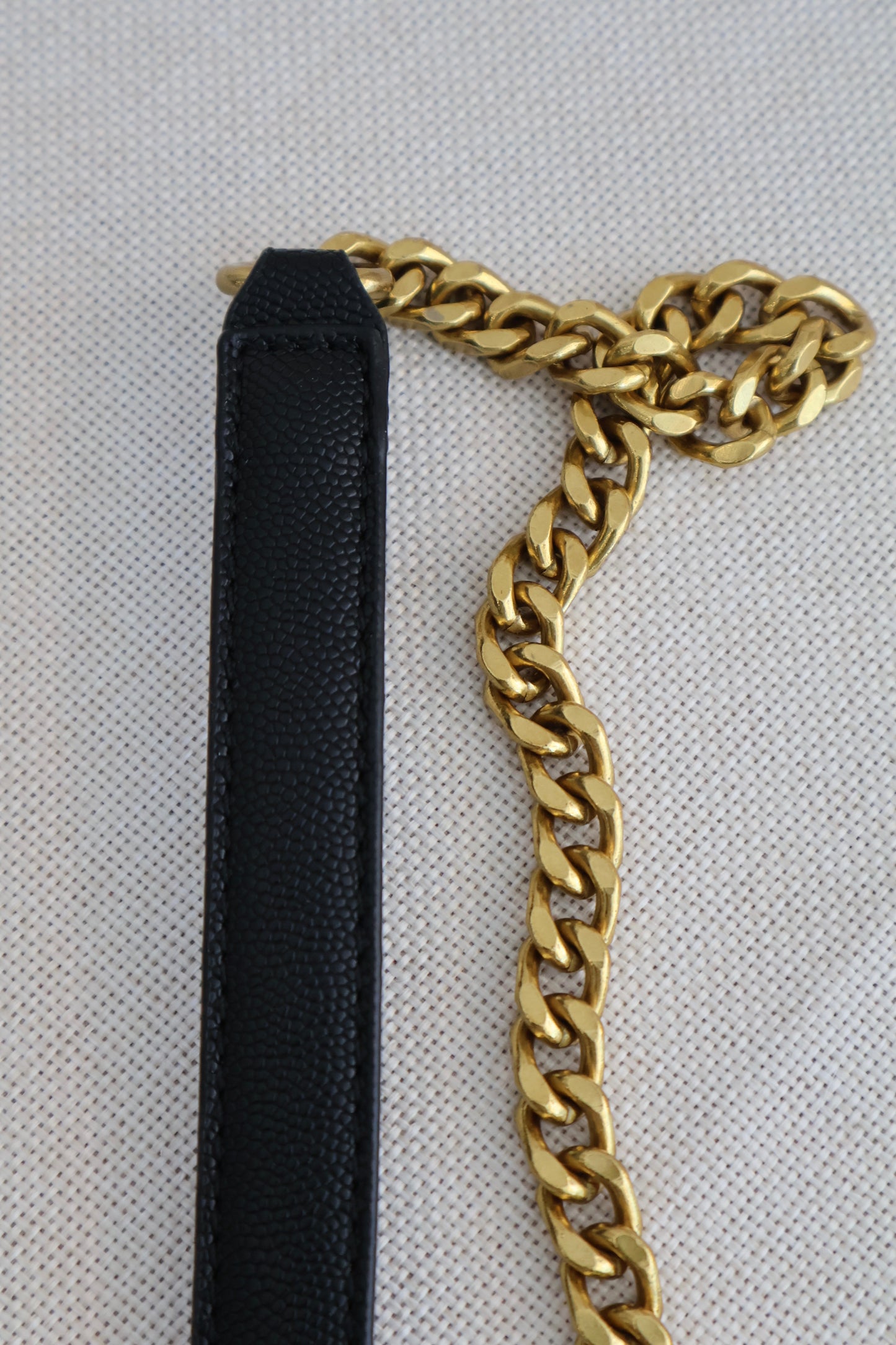 Yves Saint Laurent Monogramme Round Bag Black (Whatsapp for Price & Grade)