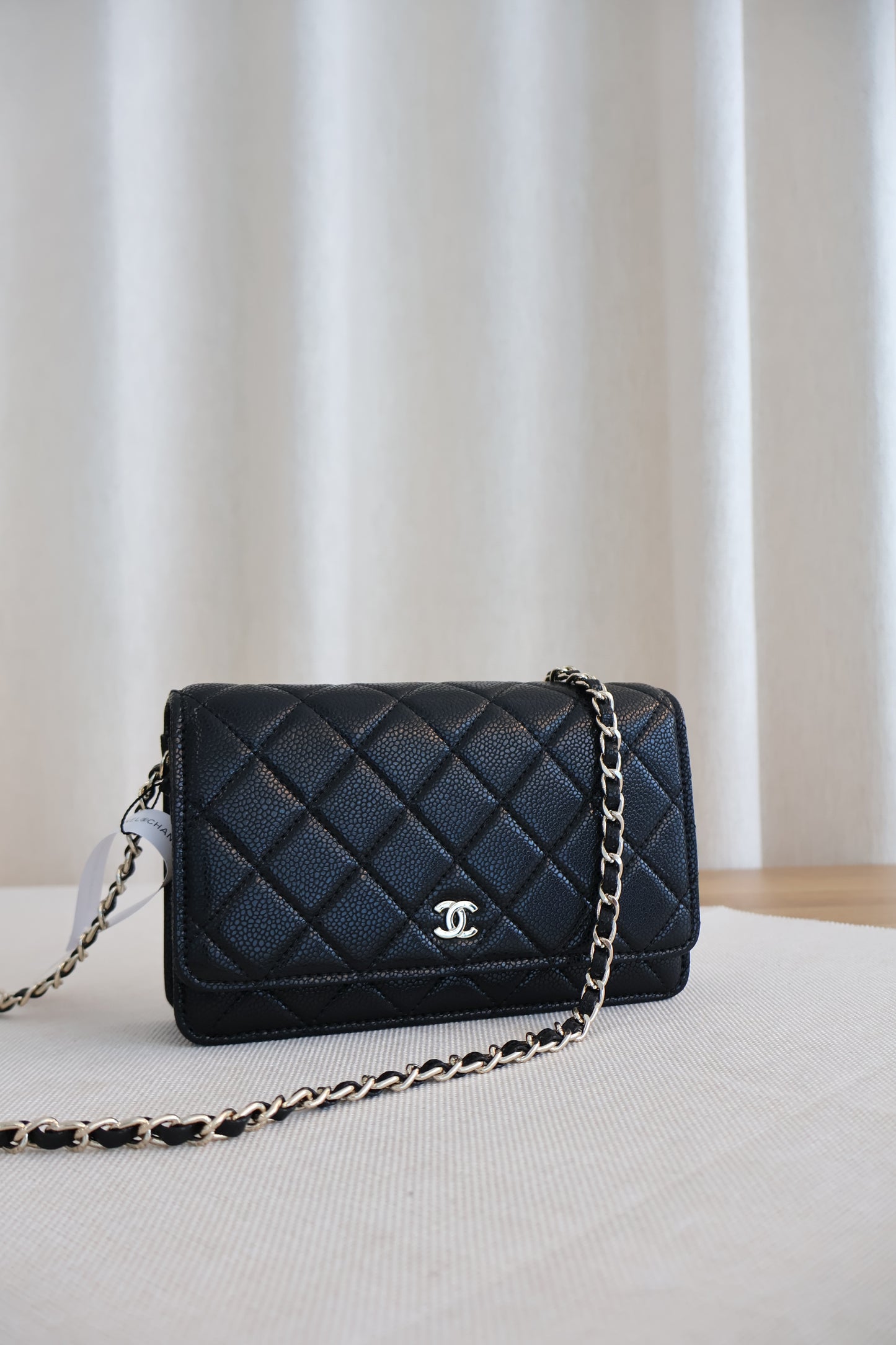 Chanel WOC Black x Gold (Whatsapp for Price & Grade)