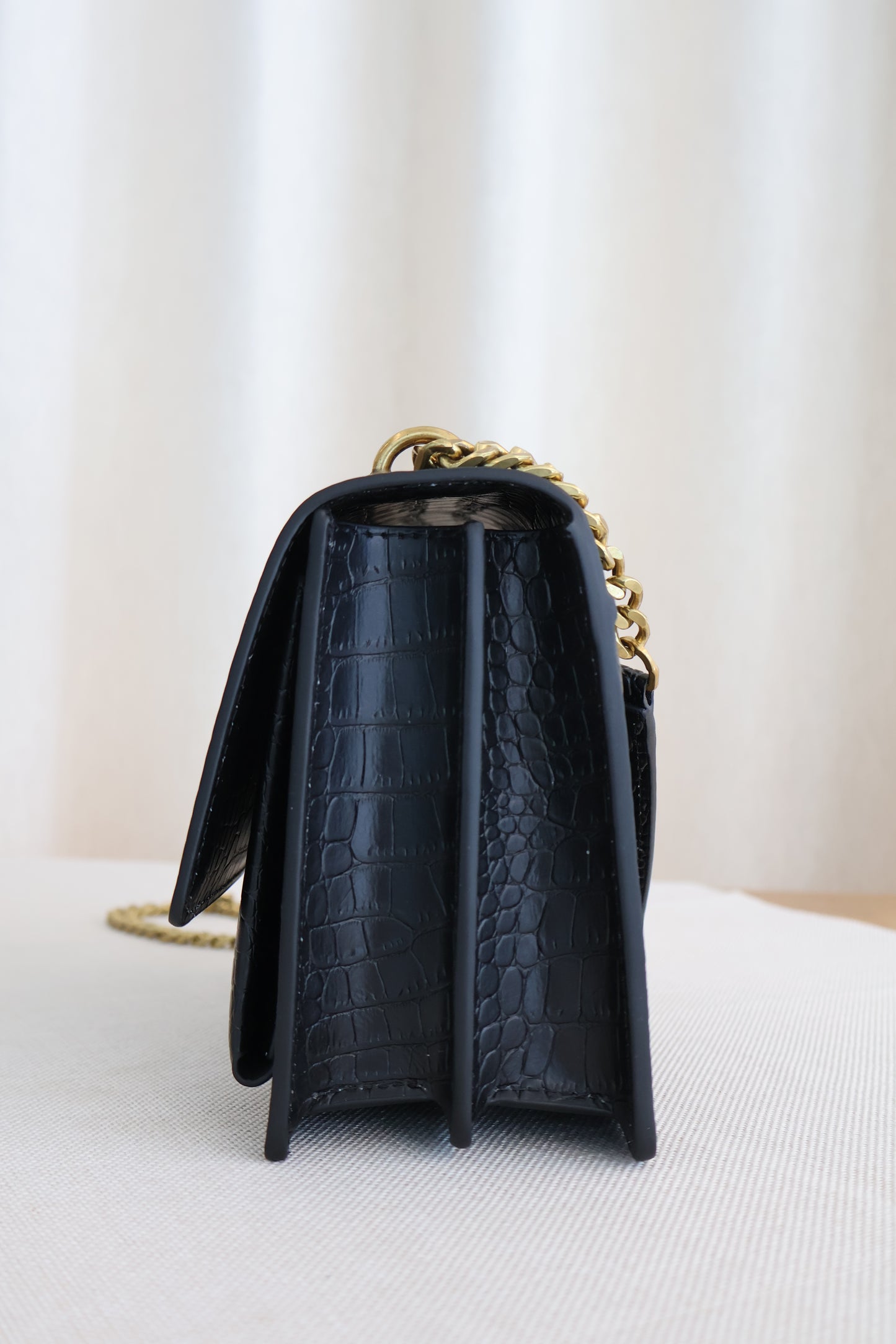 Yves Saint Laurent Sunset Bag Black (Whatsapp for Price & Grade)