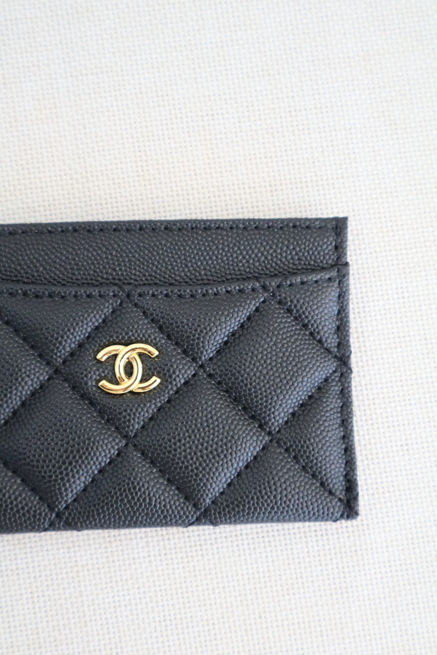 Chanel Card Holders Caviar x Gold PDD (Whatsapp for Price & Grade)