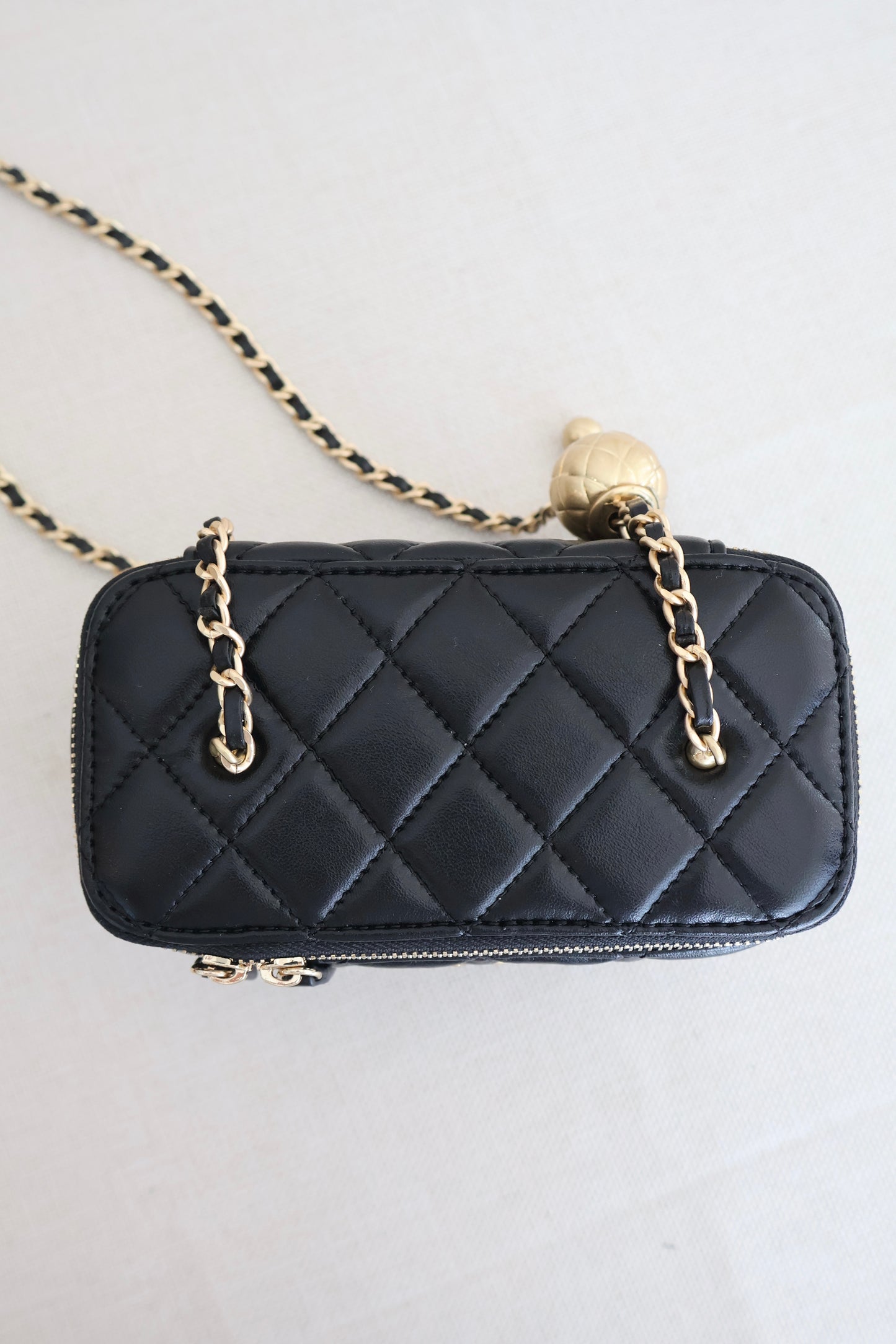 Chanel Vanity Black Bag (Whatsapp for Price & Grade)