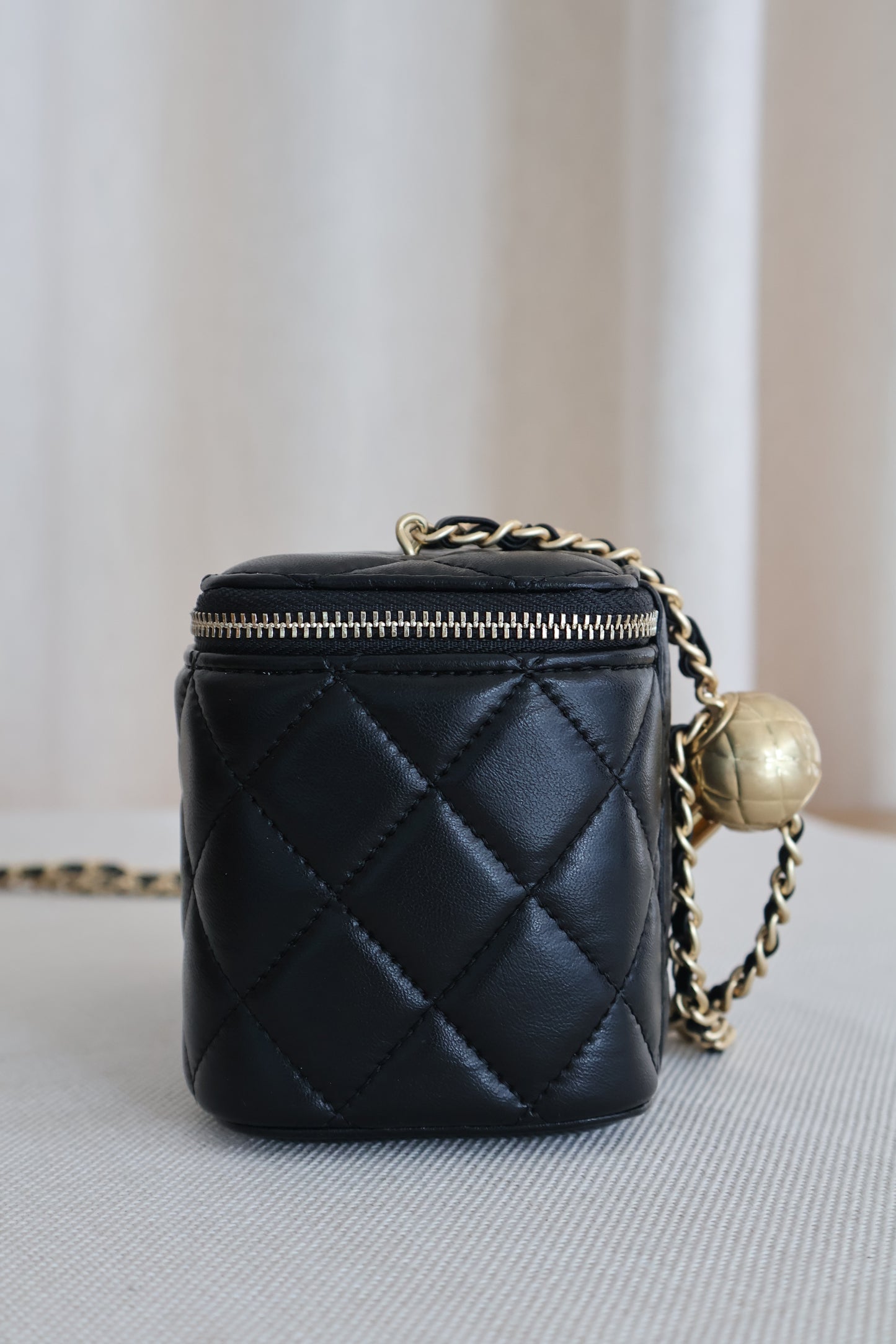 Chanel Vanity Black Bag (Whatsapp for Price & Grade)