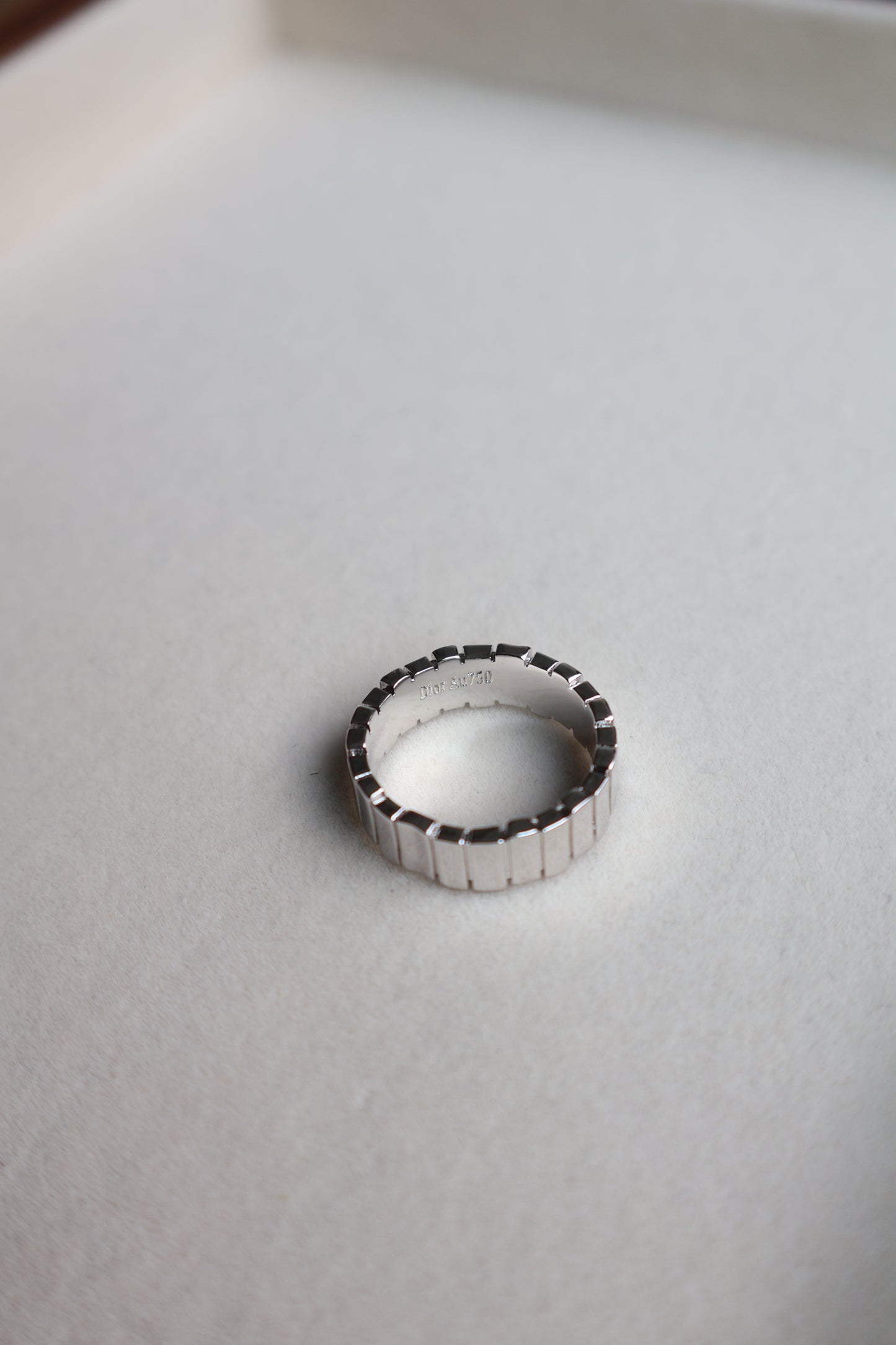 Dior Gem Dior Ring Silver (Whatsapp for Price & Grade)