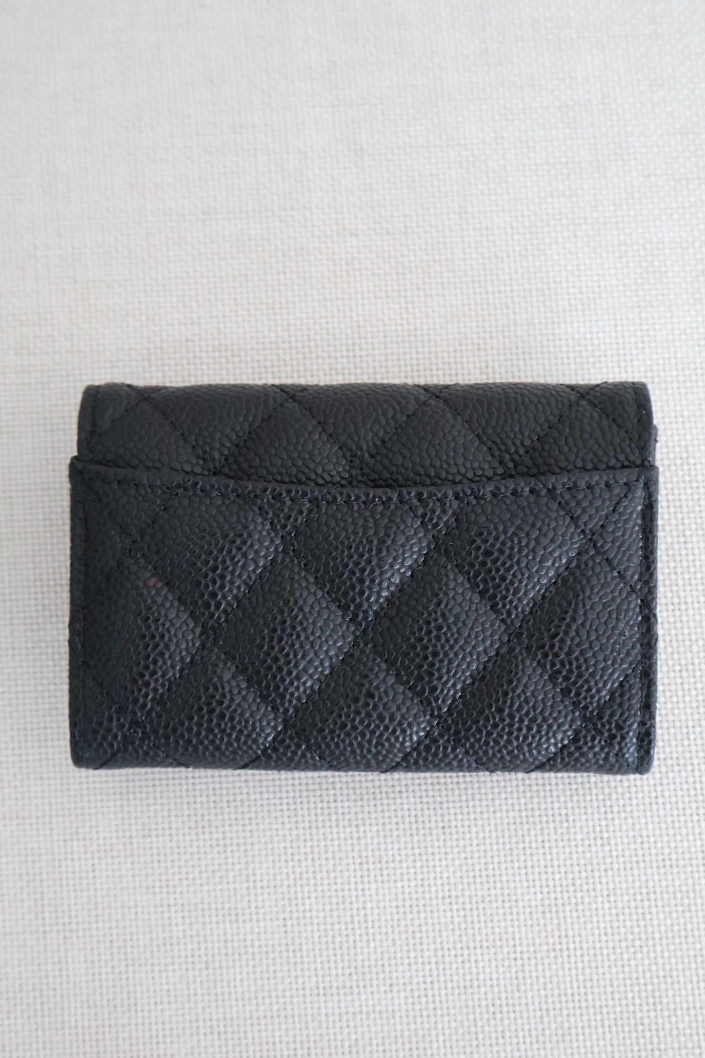 Chanel Card Holders Flap Black x Gold (Whatsapp for Price & Grade)