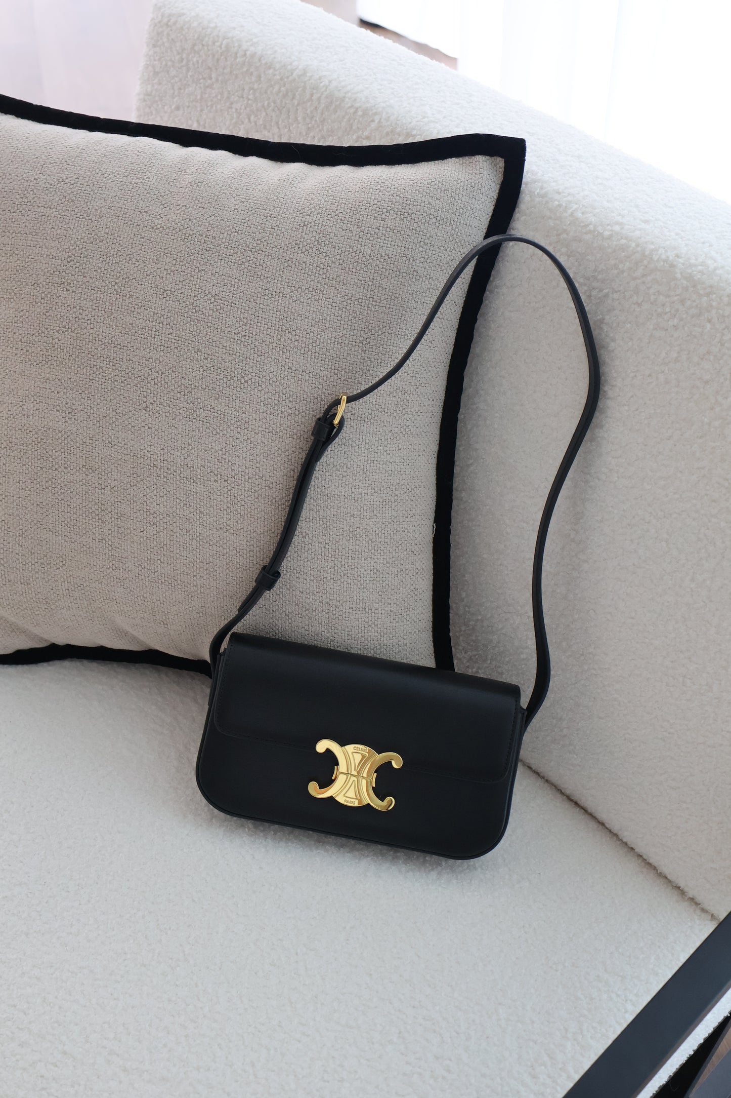 Celine Shoulder Bag Black (Whatsapp for Price & Grade)