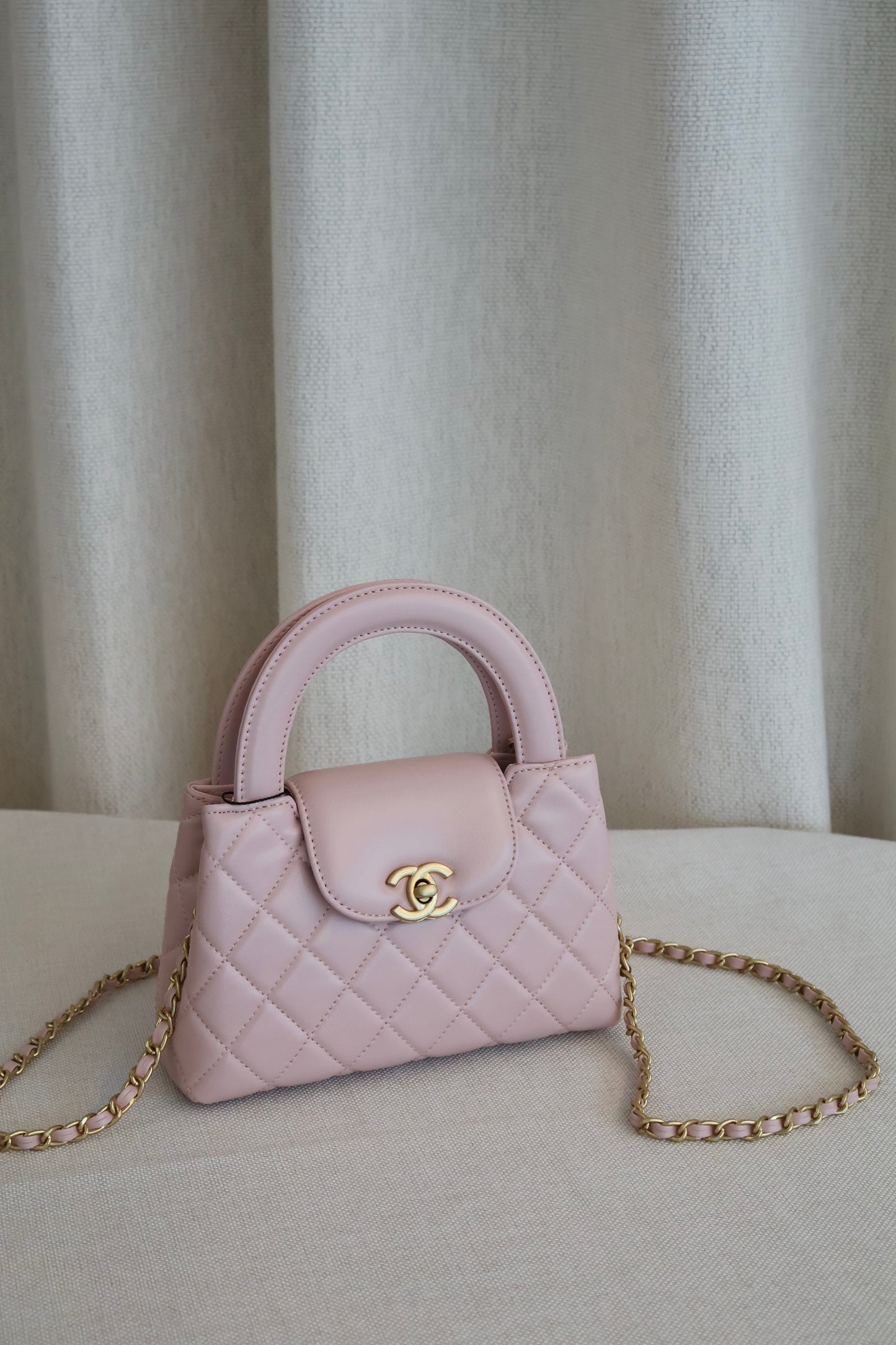 Chanel Pink Vintage Bowling Bag (Whatsapp for Price & Grade)