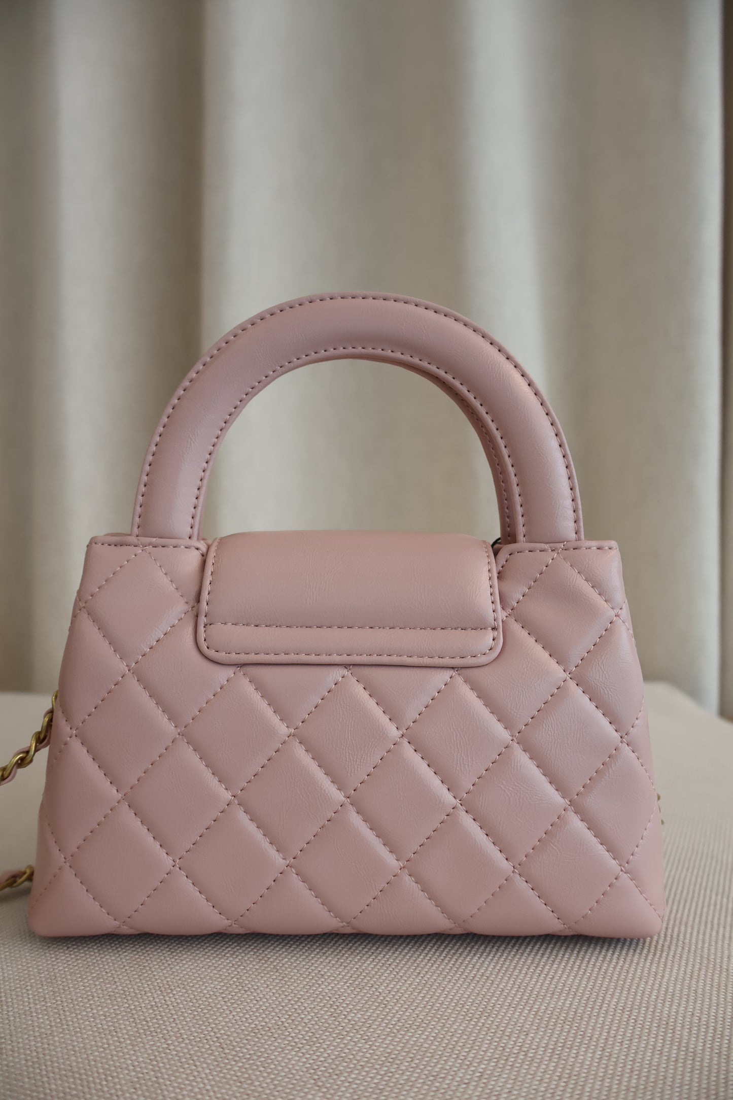 Chanel Pink Vintage Bowling Bag (Whatsapp for Price & Grade)