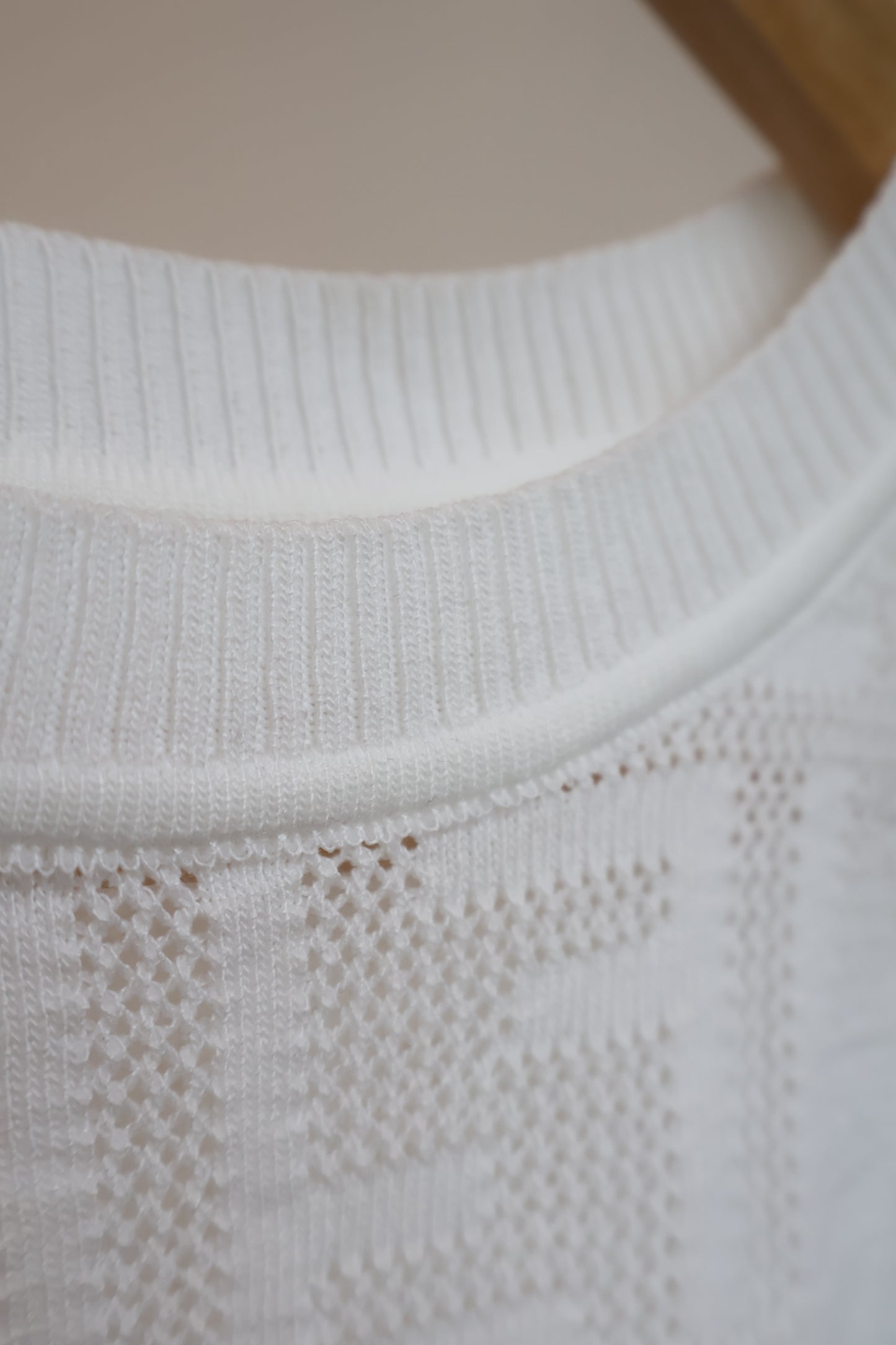 Fendi Knitted White Top (Whatsapp for Price & Grade)